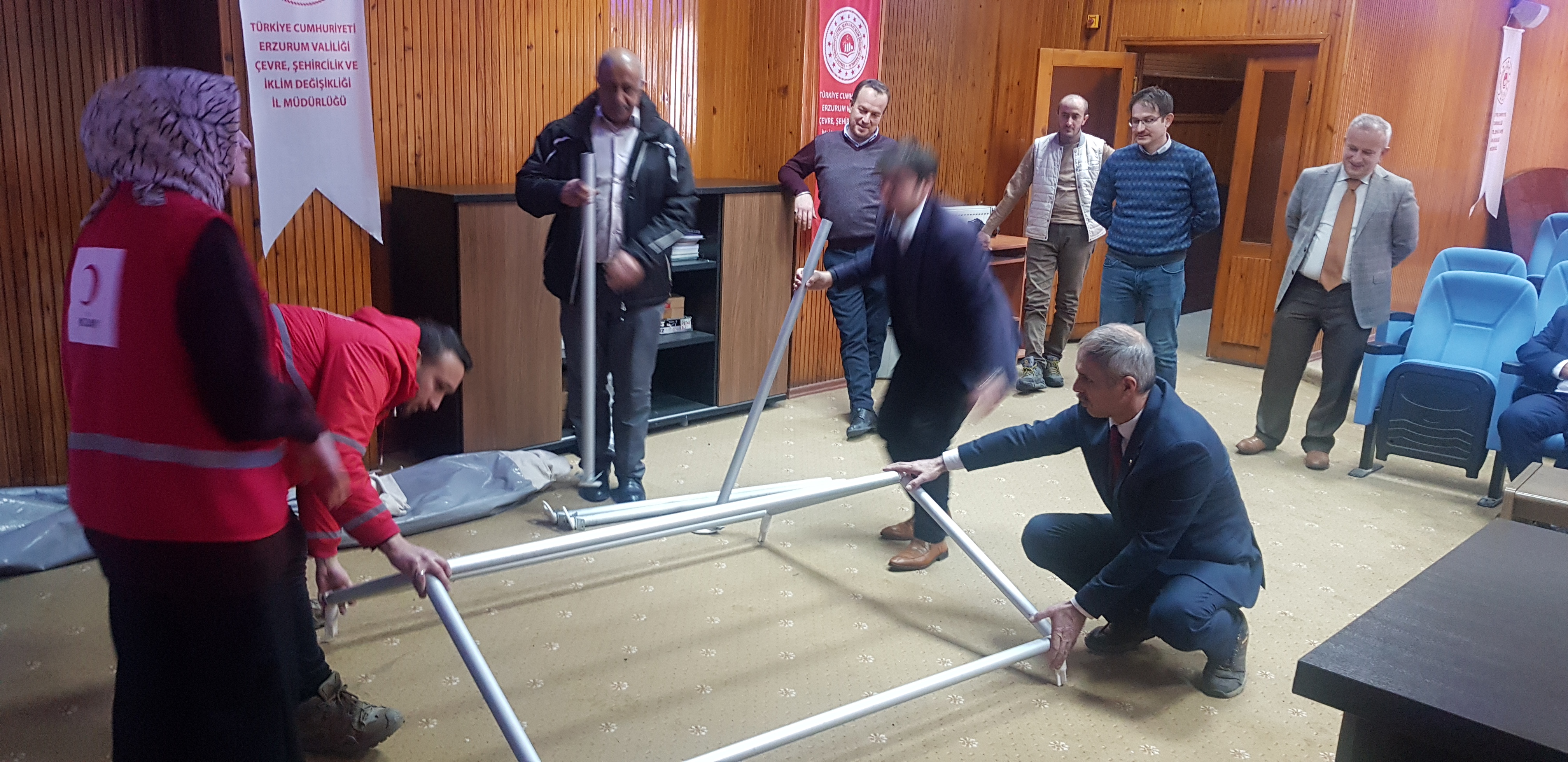 Afetler ve Korunma Bilinci, Afet Malzemelerini Tanıma ve Çadır Kurma Eğitimi