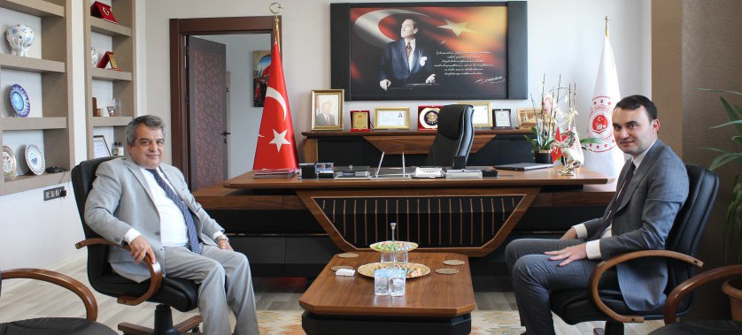 TEKMAN KAYMAKAMI SAYIN HASAN RAŞİT TAŞKIN’ DAN VEDA ZİYARETİ