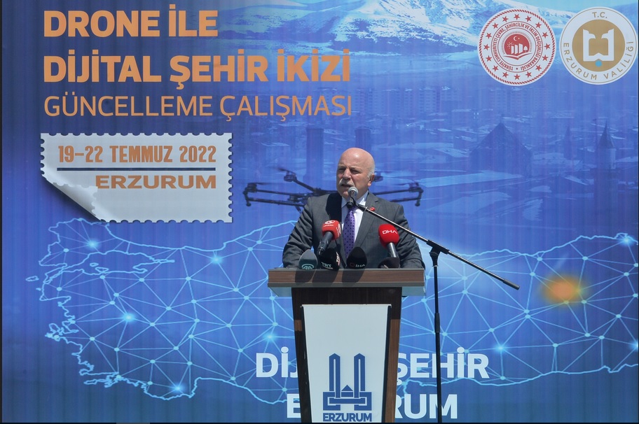 Erzurum'un Dijital Haritası Çıkarılıyor