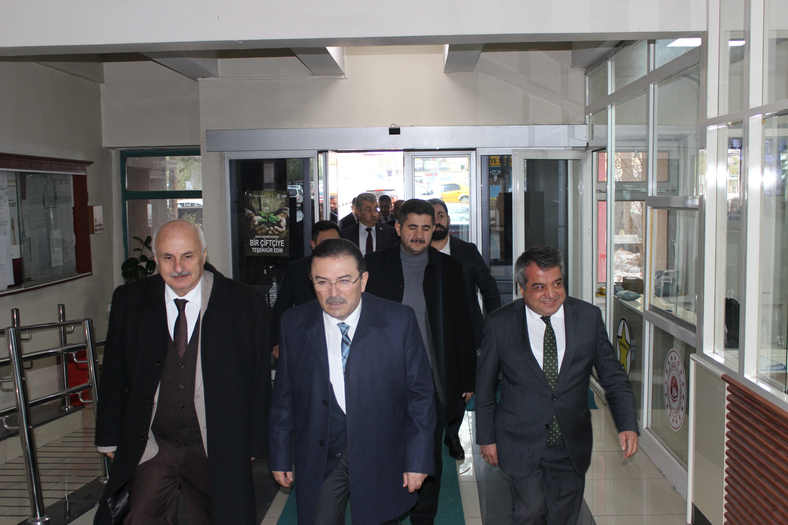 Eski İçişleri Bakanımız ve Erzurum Ak Parti Milletvekili Sayın Selami ALTINOK ve Heyeti İl Müdürümüz Sayın Ali LALOĞLU'NU ziyaret ettiler