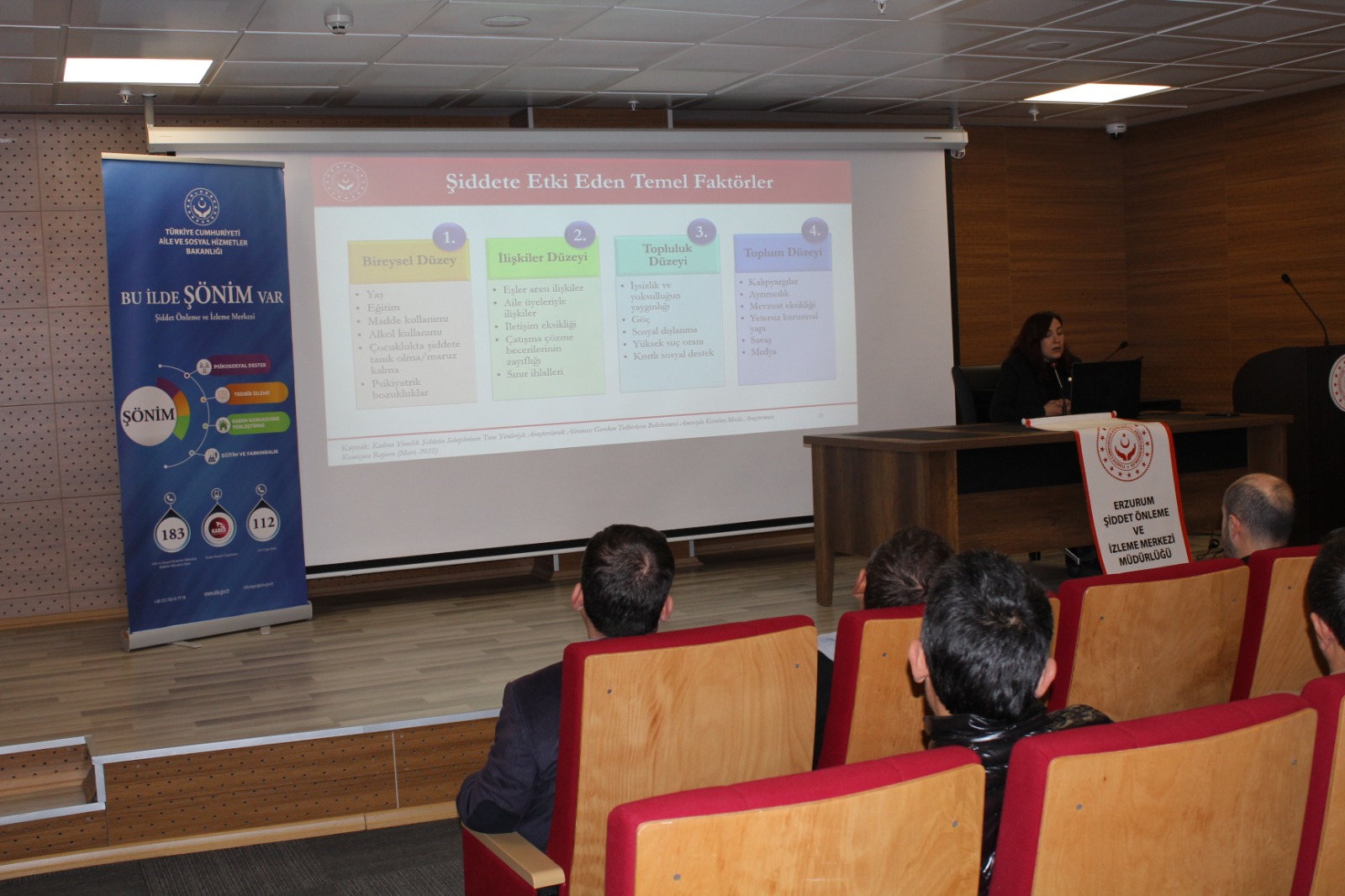 Müdürlüğümüzde “Kadına Yönelik Şiddetle Mücadele Farkındalık Semineri