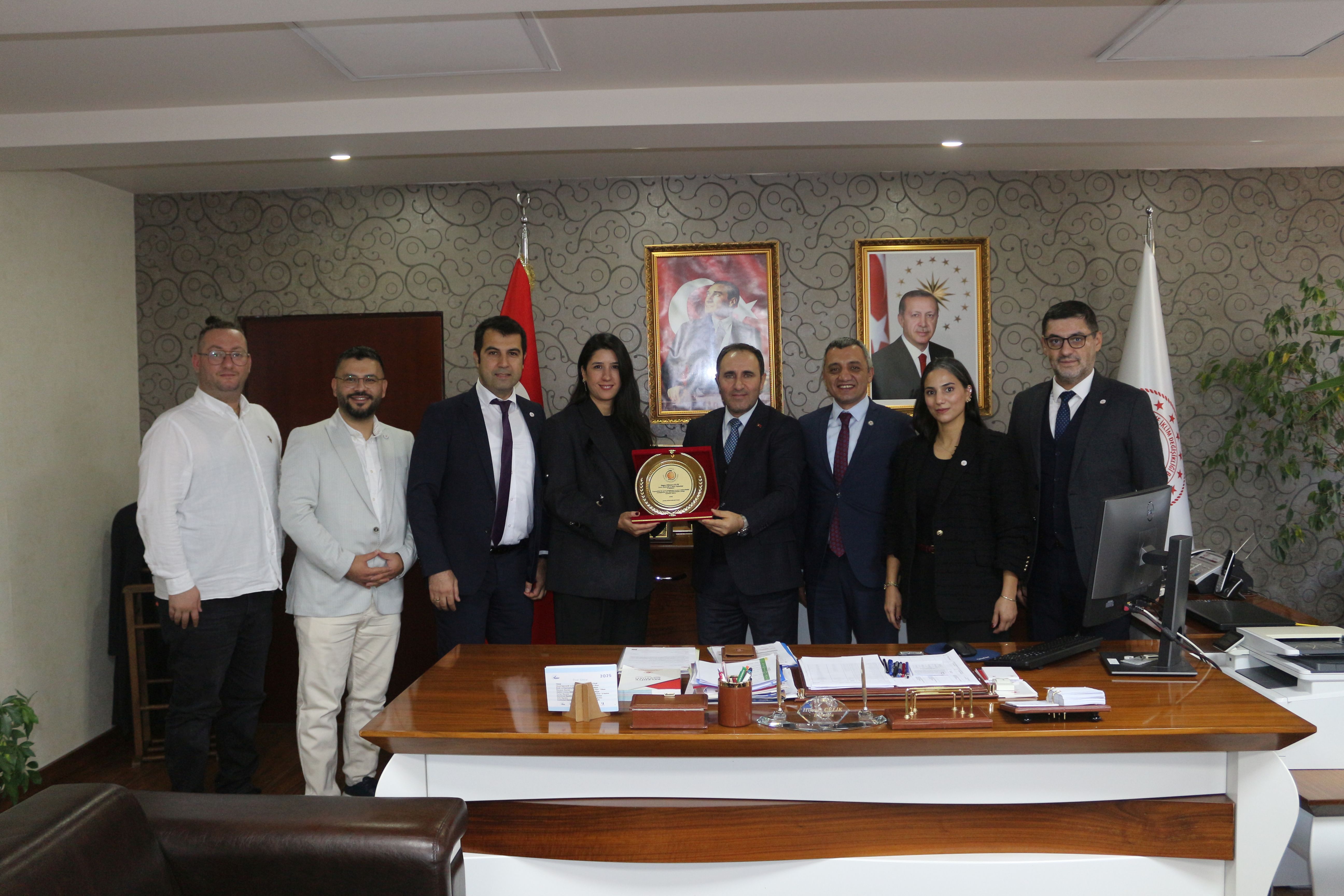 ÇEVRE MÜHENDİSLERİ ODASININ İL MÜDÜRÜMÜZÜ ZİYARETİ