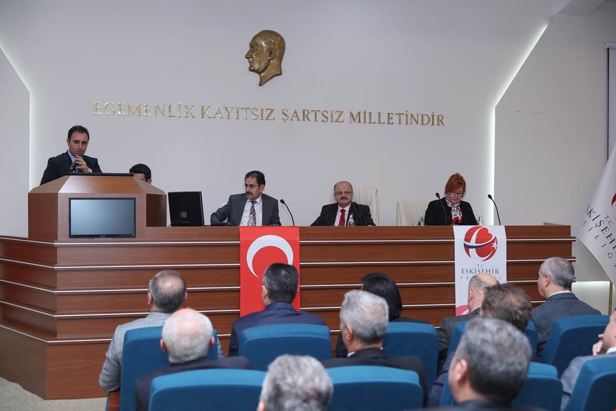 İLİMİZ İL İDARE ŞUBE BAŞKANLARI TOPLANTISINDA MÜDÜRLÜĞÜMÜZ TANITILDI