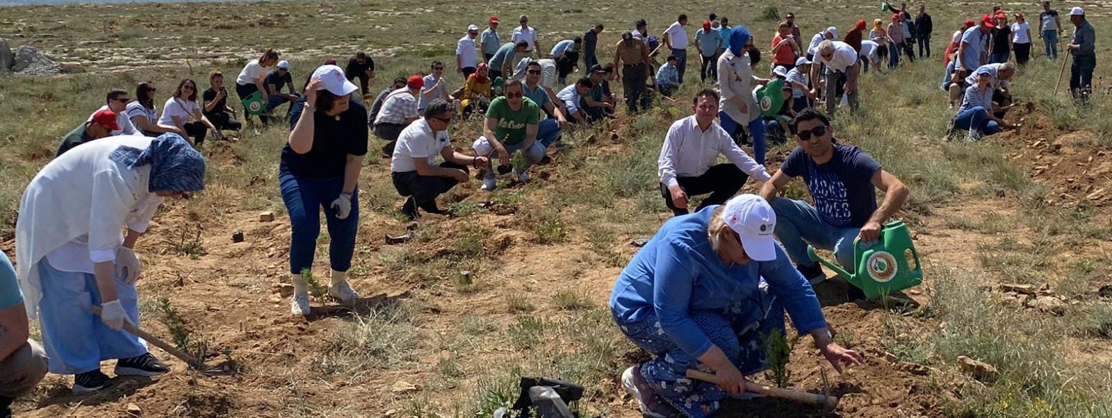 SIFIR ATIK KAZANIMLARI ORMANIMIZIN FİDANLARINI DİKTİK