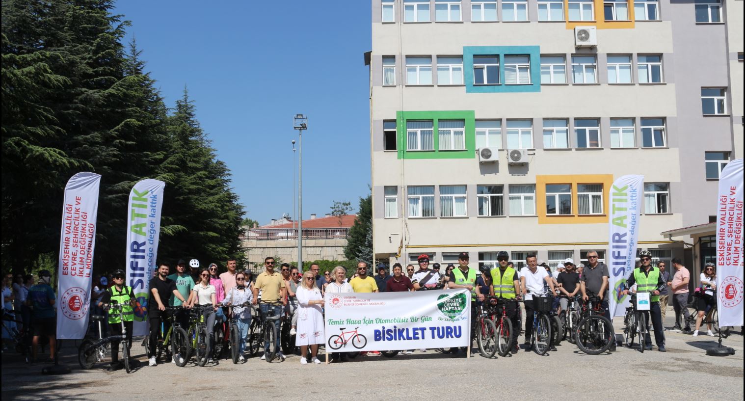 “TEMİZ HAVA İÇİN OTOMOBİLSİZ BİR GÜN” BİSİKLET TURUMUZU TAMAMLADIK