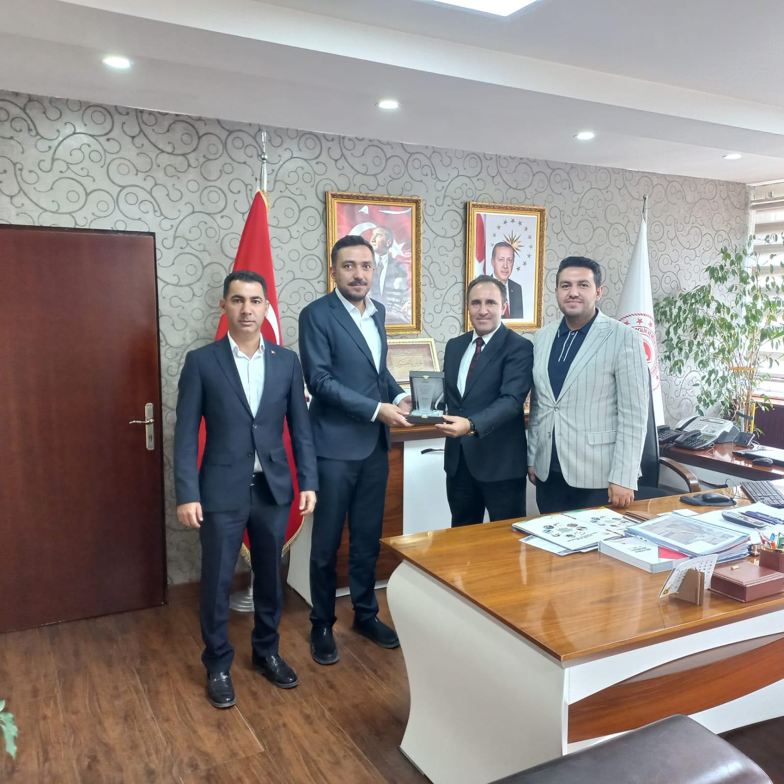 TÜRKİYE GENÇLİK VAKFININ İL MÜDÜRÜMÜZÜ ZİYARETİ