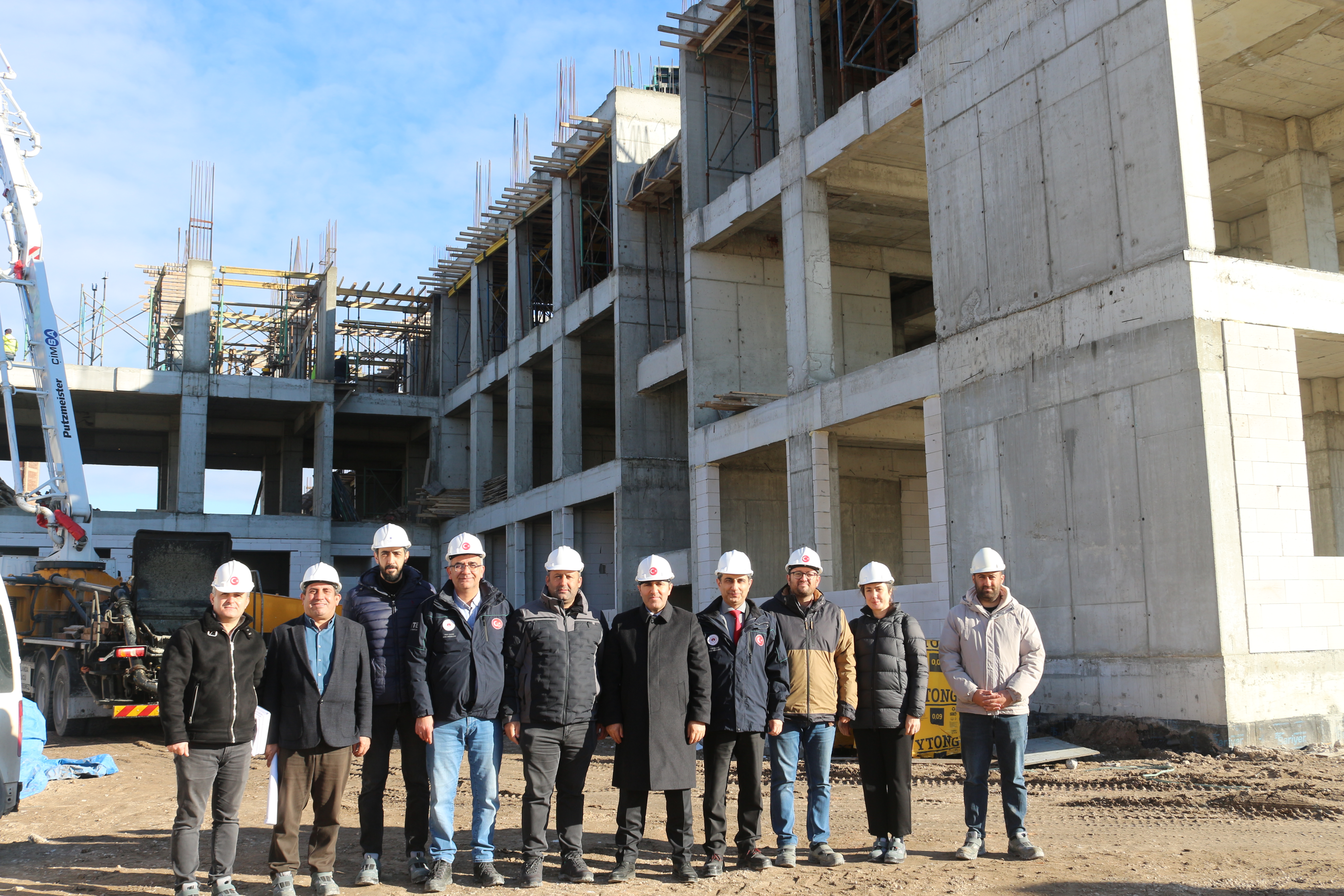 YENİ HİZMET BİNAMIZDA ÇALIŞMALAR HIZLA DEVAM EDİYOR