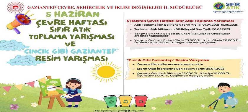5 Haziran Dünya Çevre Günü