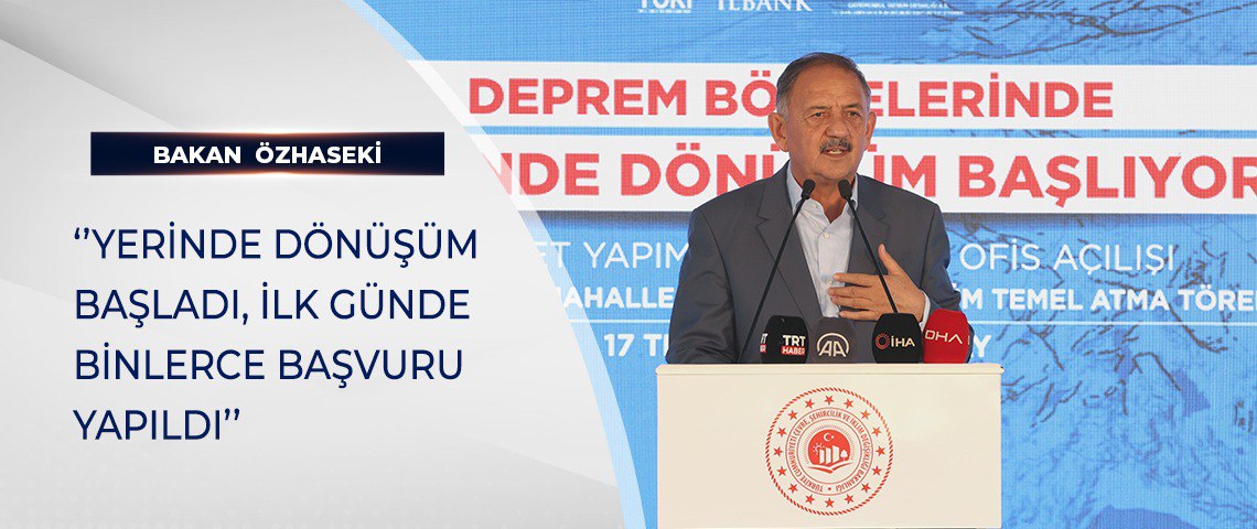 BAKAN ÖZHASEKİ: 