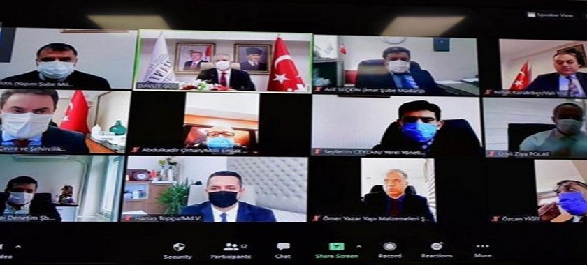 İl Müdürlüğü Değerlendirme Toplantımızı Sayın Valimiz Davut Gül Başkanlığında videokonferans Yöntemi ile Gerçekleştirildi.