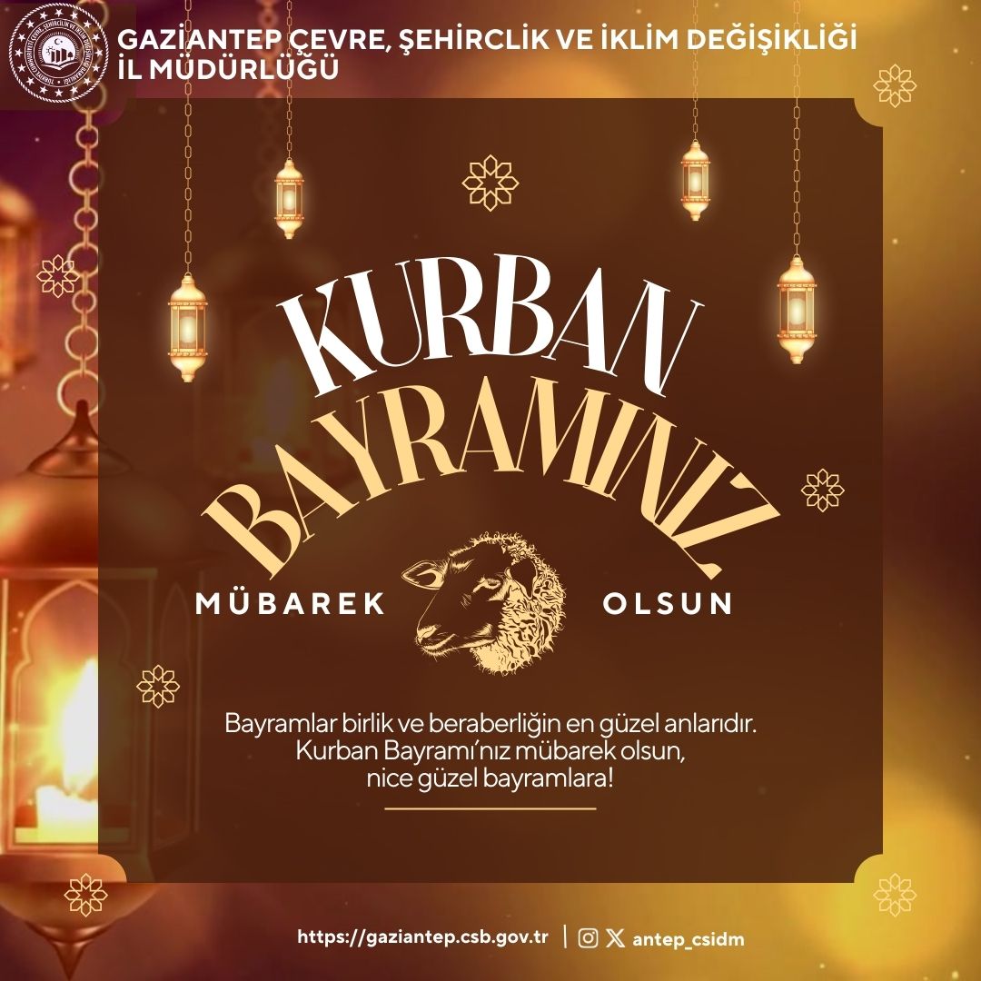 KURBAN BAYRAMINIZ MÜBAREK OLSUN