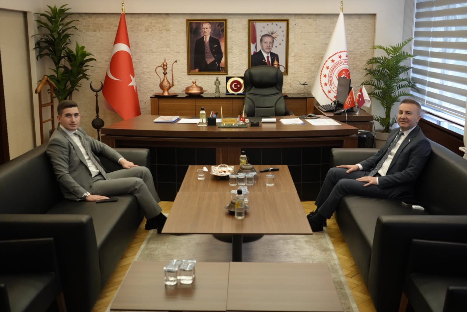 Oğuzeli Kaymakamı Mikail ERSÖZ İl Müdürlüğümüze ziyarette bulundular.