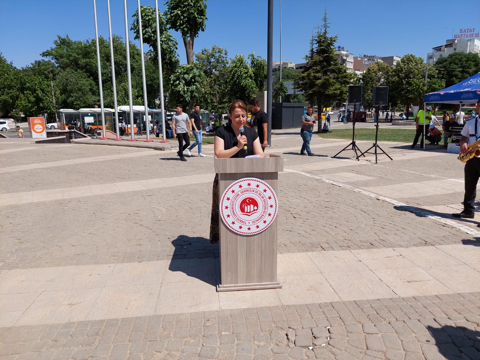 Türkiye Çevre Haftası Kutlaması İçin Demokrasi Meydanı'nda Toplandık.