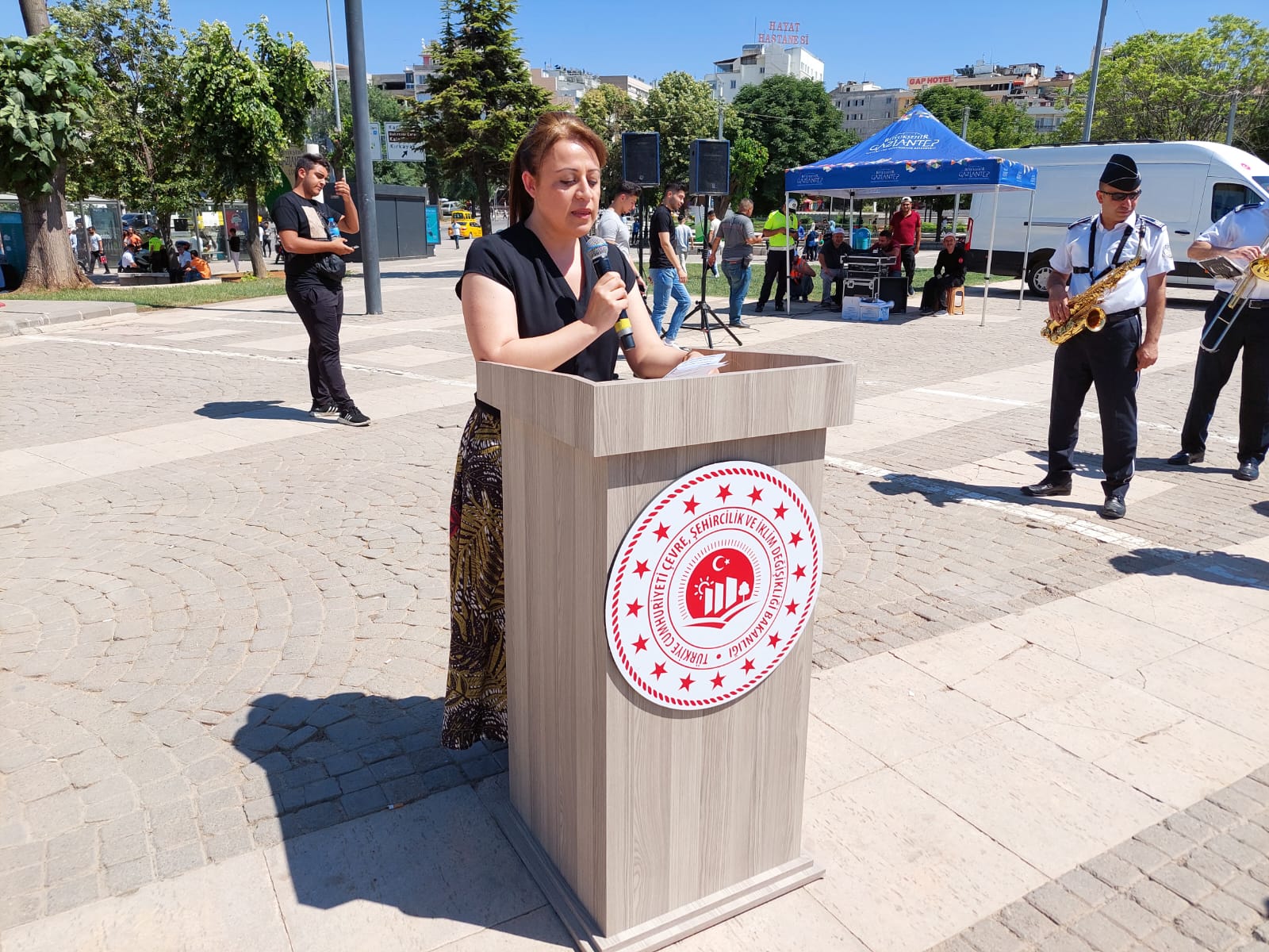 Türkiye Çevre Haftası Kutlaması İçin Demokrasi Meydanı'nda Toplandık.