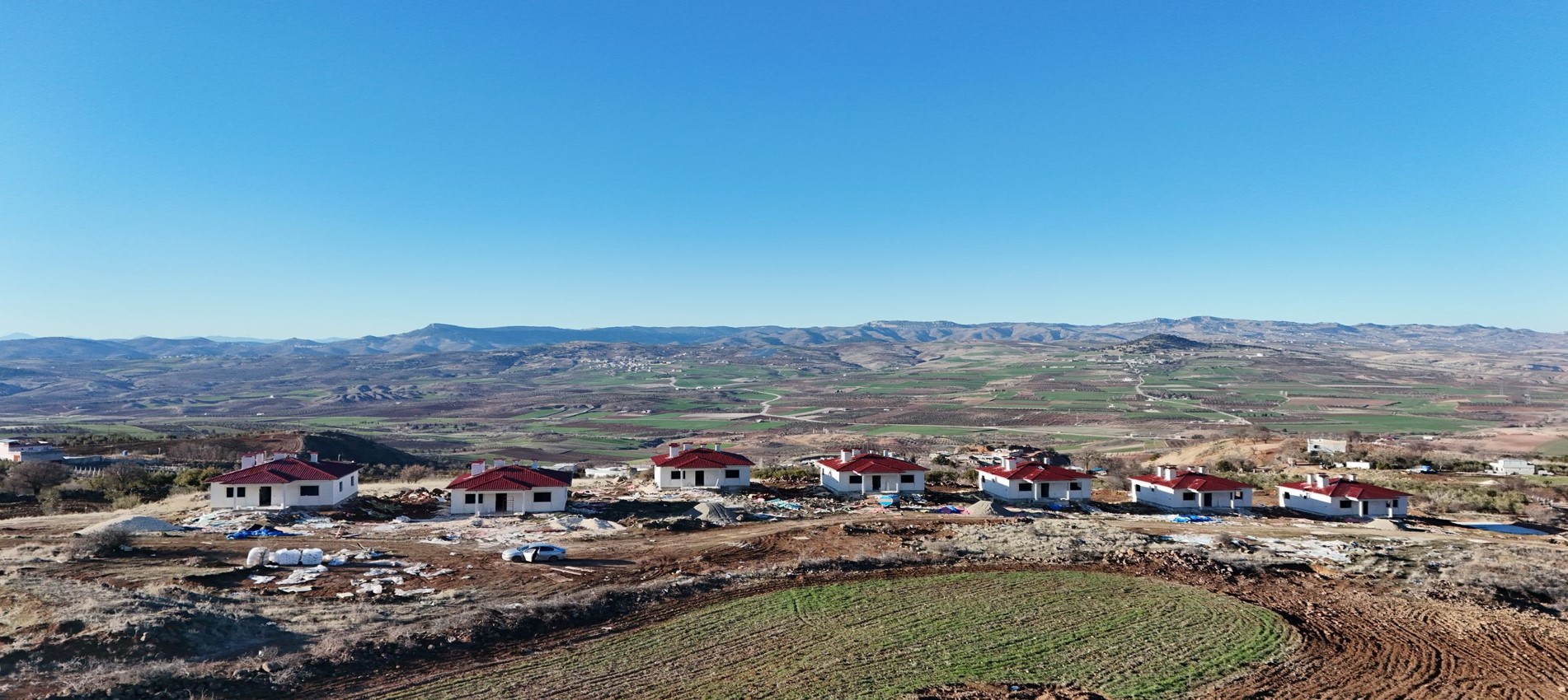 Yapımı Devam Eden ve Tamamlanan Kırsal Deprem Konutlarımızdan Görüntüler