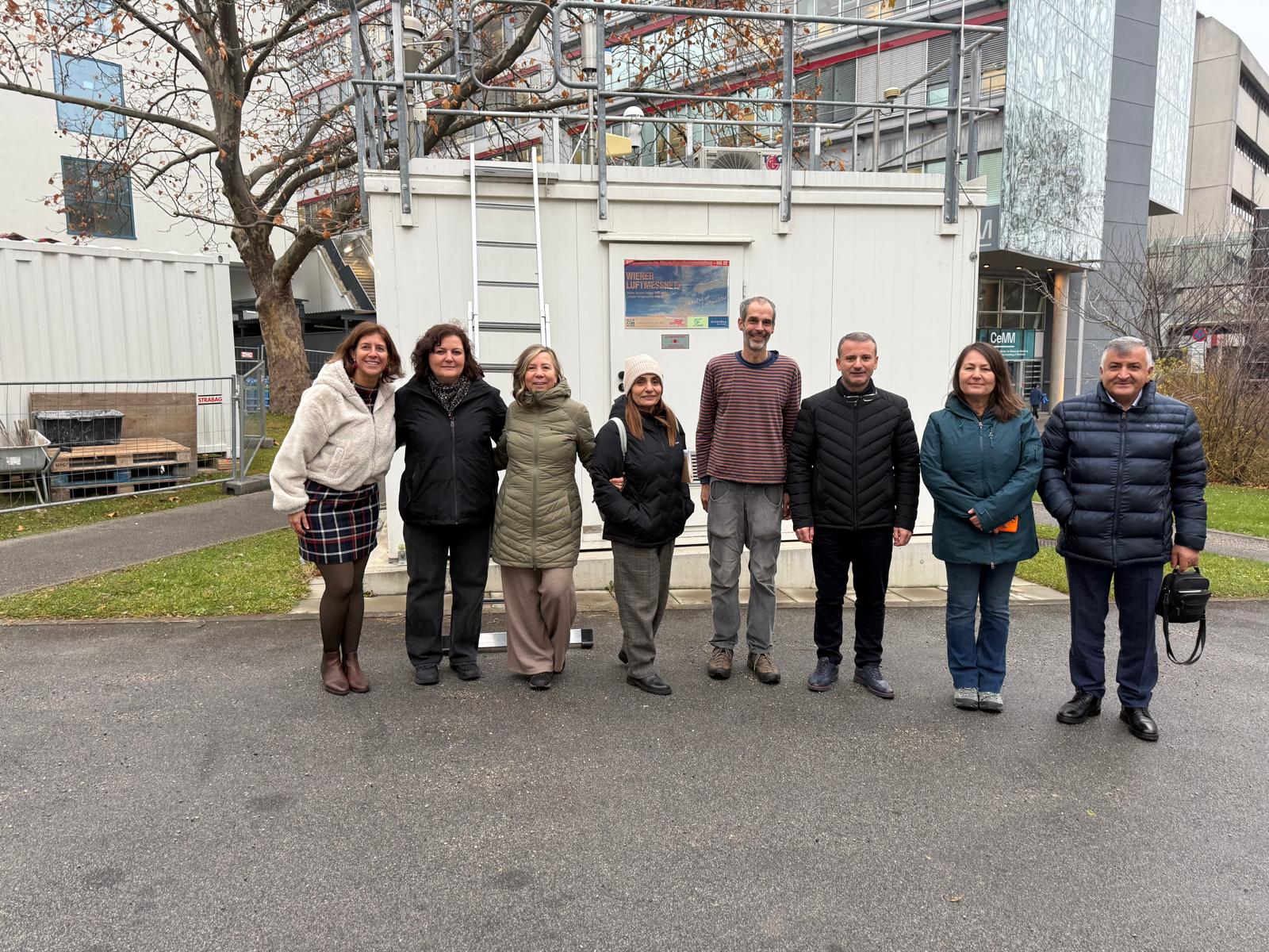 IPA III Programı “AB CAFE Direktifine (2008750/EC) Uygun Olarak Ortam Hava Kalitesi İzleme Uygulamalarının iyileştirilmesi Projesi” çerçevesinde Avusturya Çevre Ajansının Viyana şehrinde bulunan merkezine çalışma ziyareti