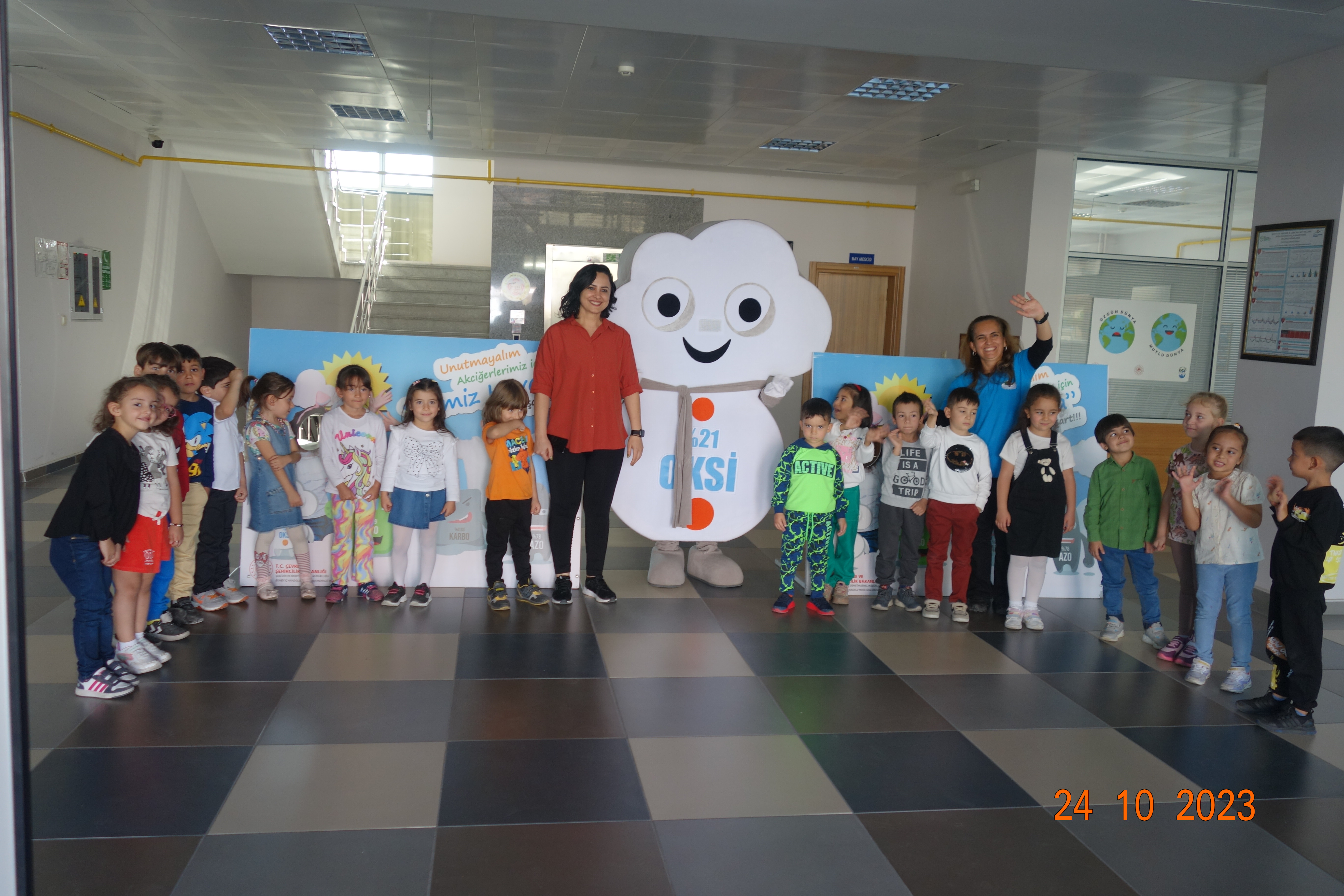 “KOP Temiz Hava, Sıfır Atık, Geri Dönüşüm Kütüphanesi Projesi” Kapsamında TOKİ Anaokulu Öğrencilerini Kurumumuzda Misafir Ettik