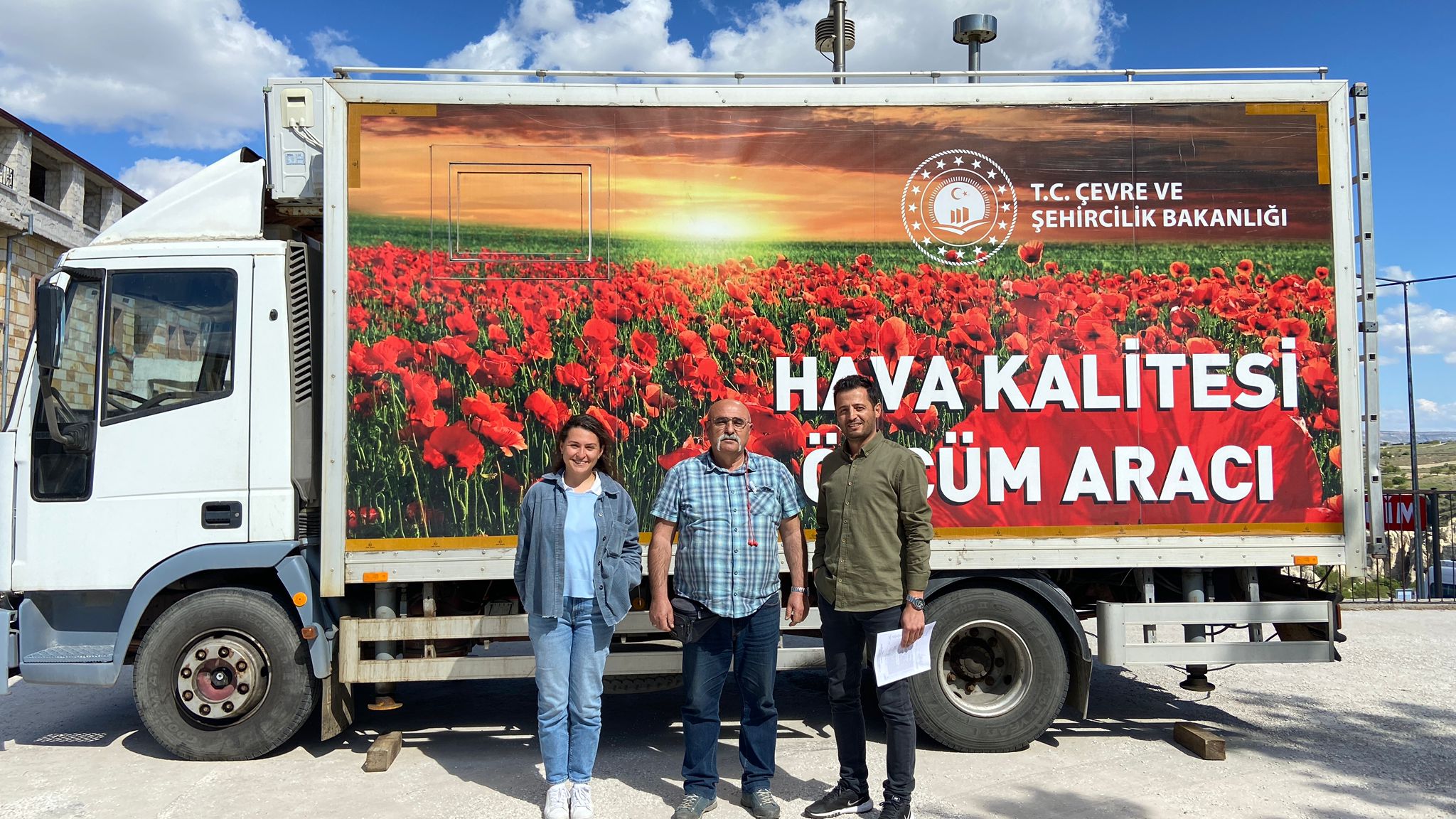 Nevşehir İli Ortahisar Kasabası' na Seyyar Hava Kalitesi Ölçüm İstasyonu Kurulumu Yapıldı