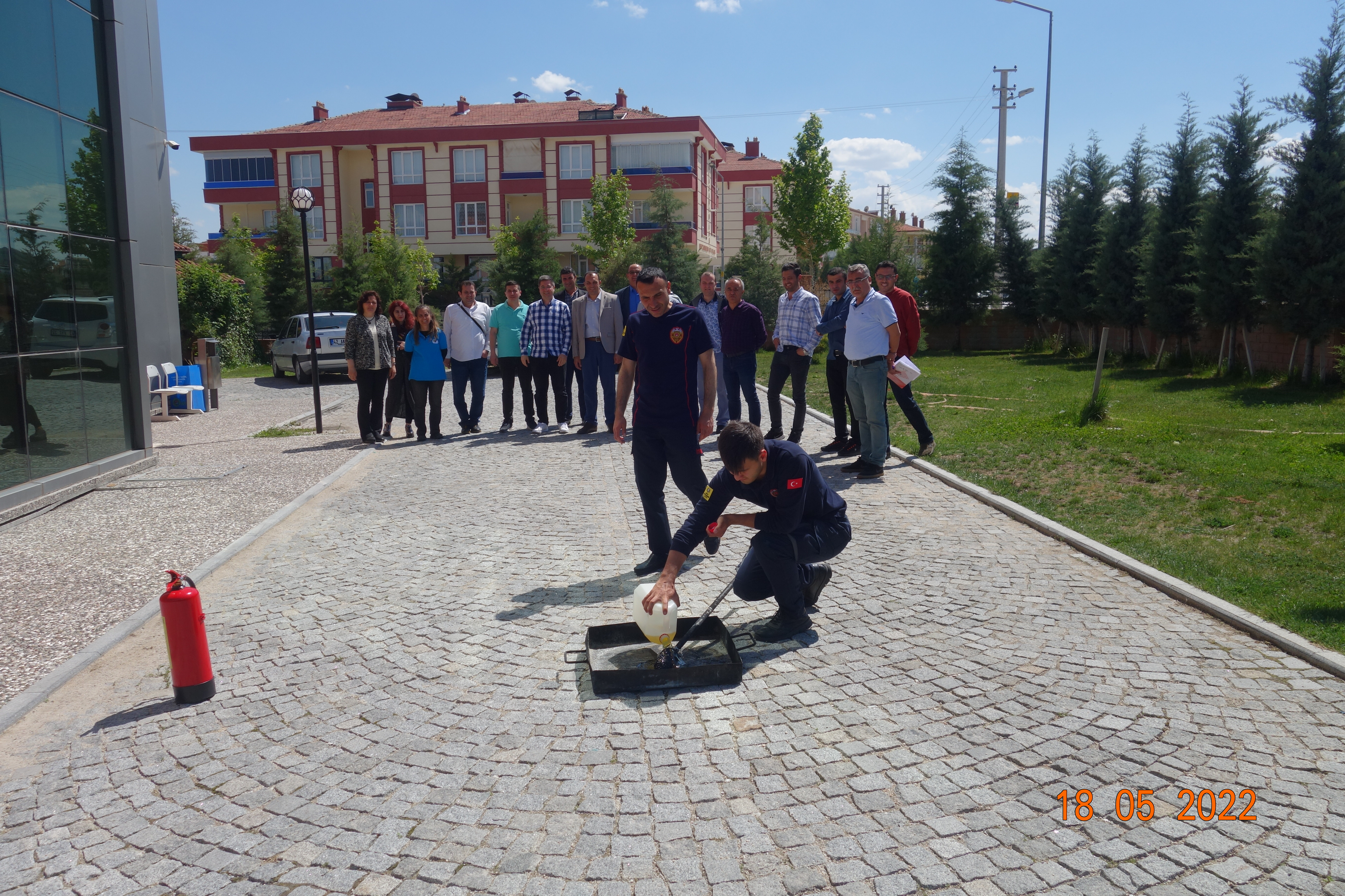 Yangın Eğitimi ve Tatbikatı Yapıldı