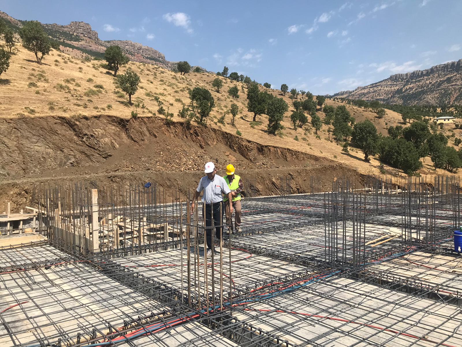 Hakkari İli Derecik İlçesinde Yapımı Devam Eden İnşaat İncelemeleri