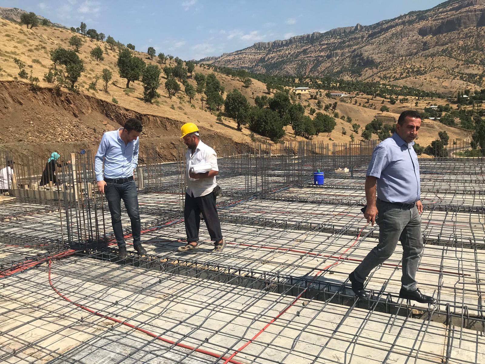 Hakkari İli Derecik İlçesinde Yapımı Devam Eden İnşaat İncelemeleri