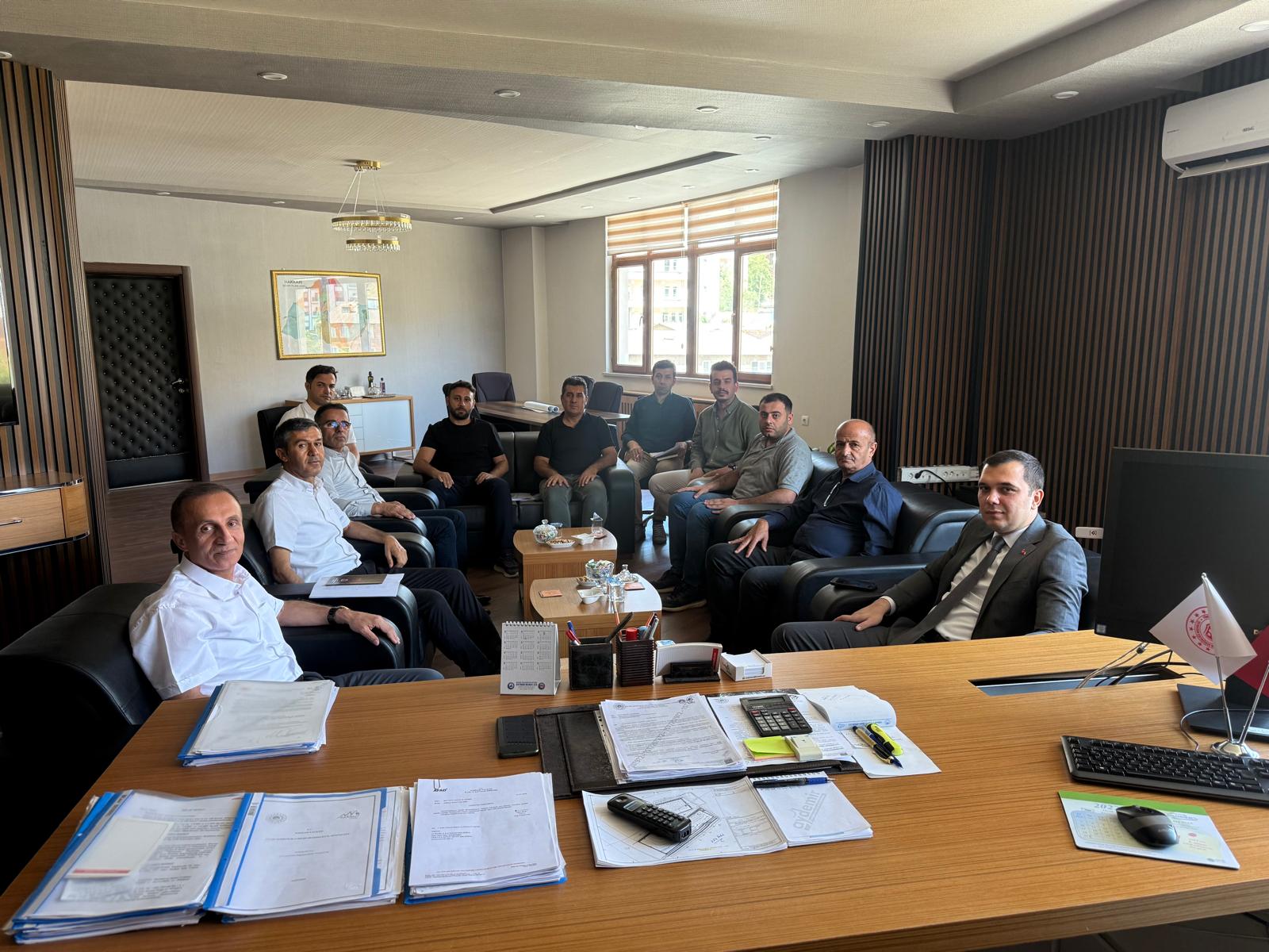 Vali Yardımcısı ve İl Özel İdaresi Genel Sekreteri  Orçun Cüneyt ZOR'un kurumumuzu ziyareti