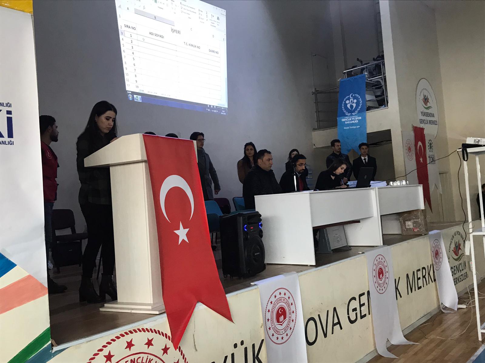 Yüksekova'da yapımı tamamlanan 483 adet konut 20 işyeri için kura çekildi.