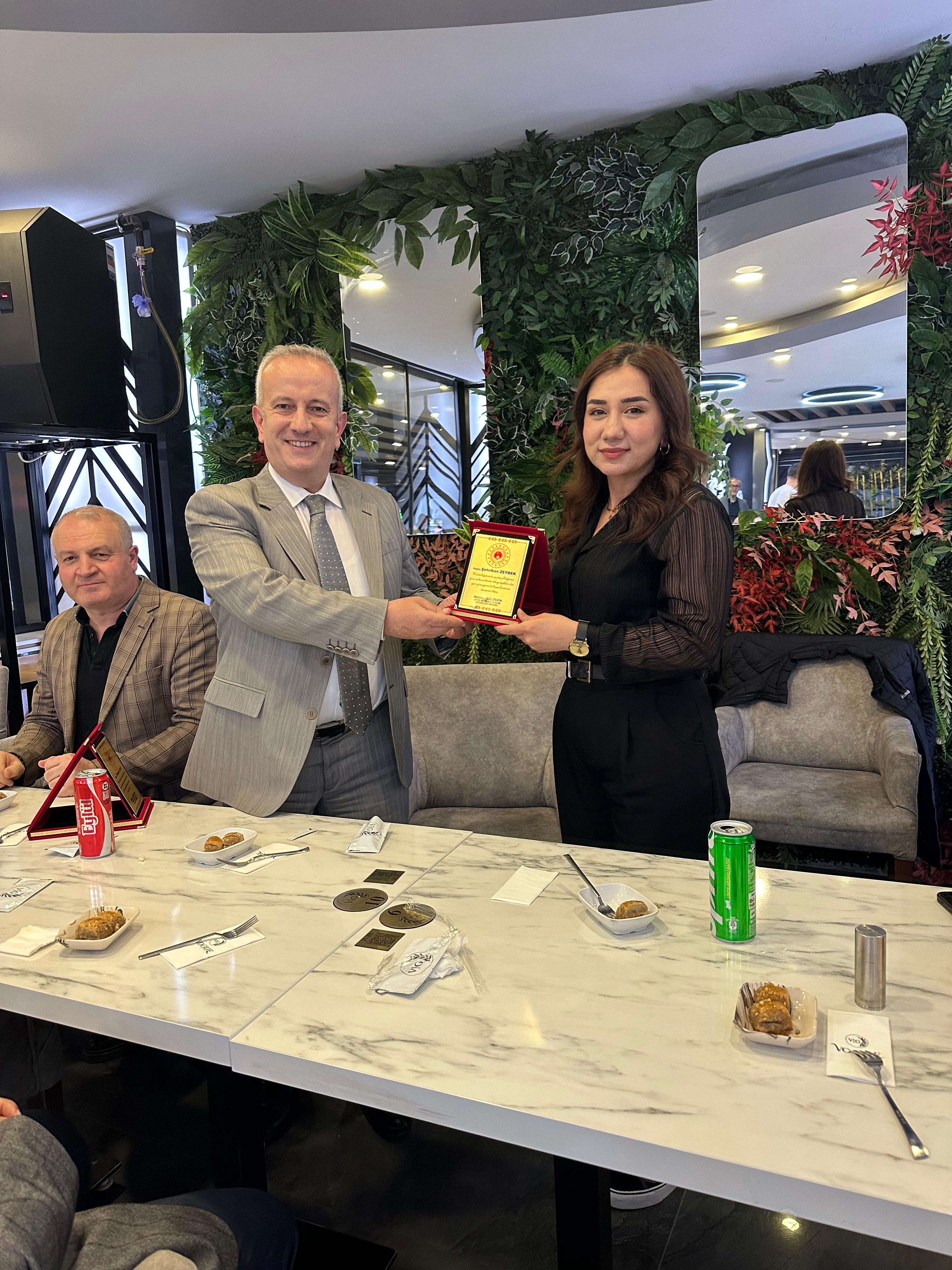 İl Müdürlüğümüz Personellerine Veda Yemeği
