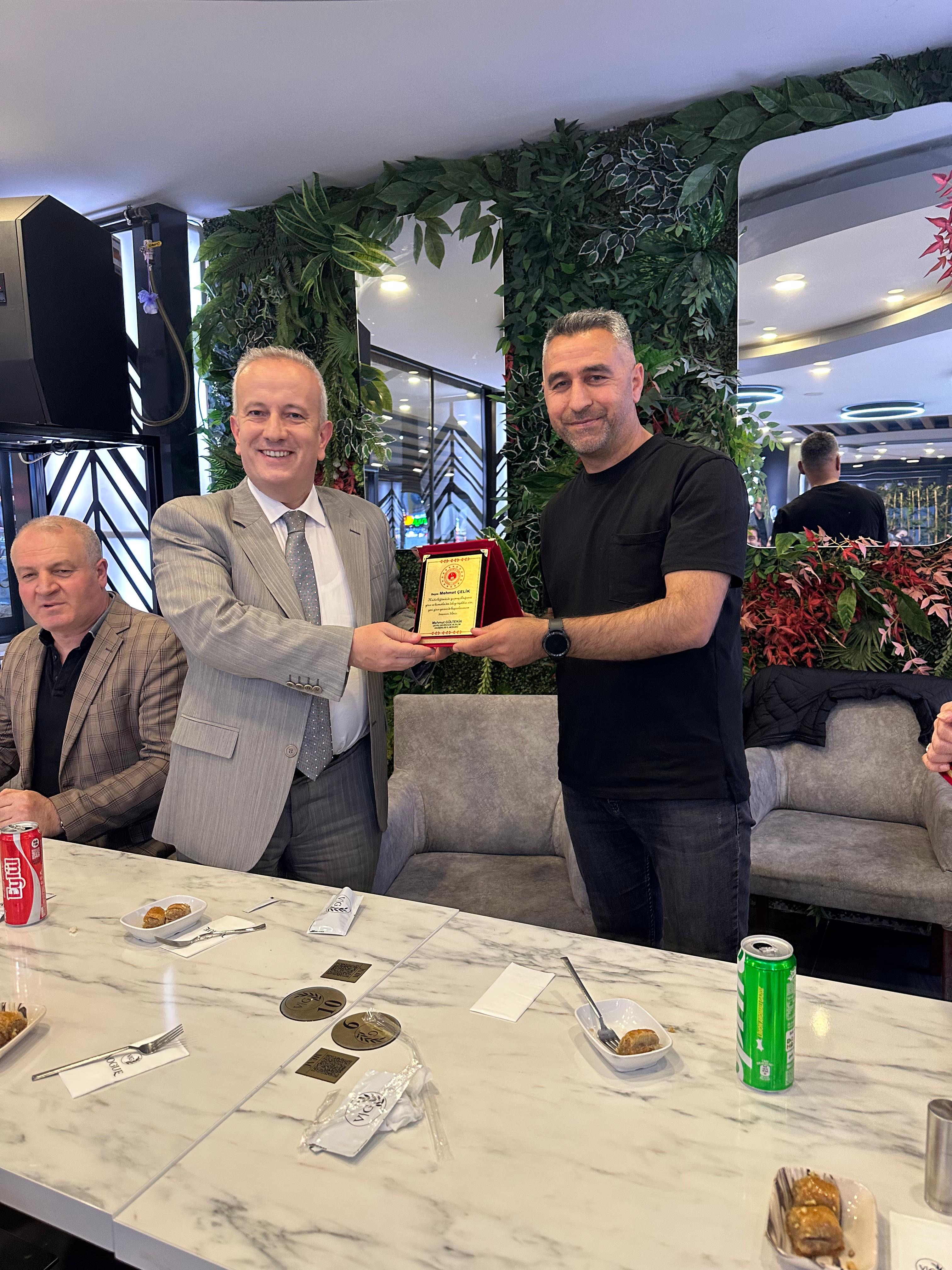 İl Müdürlüğümüz Personellerine Veda Yemeği
