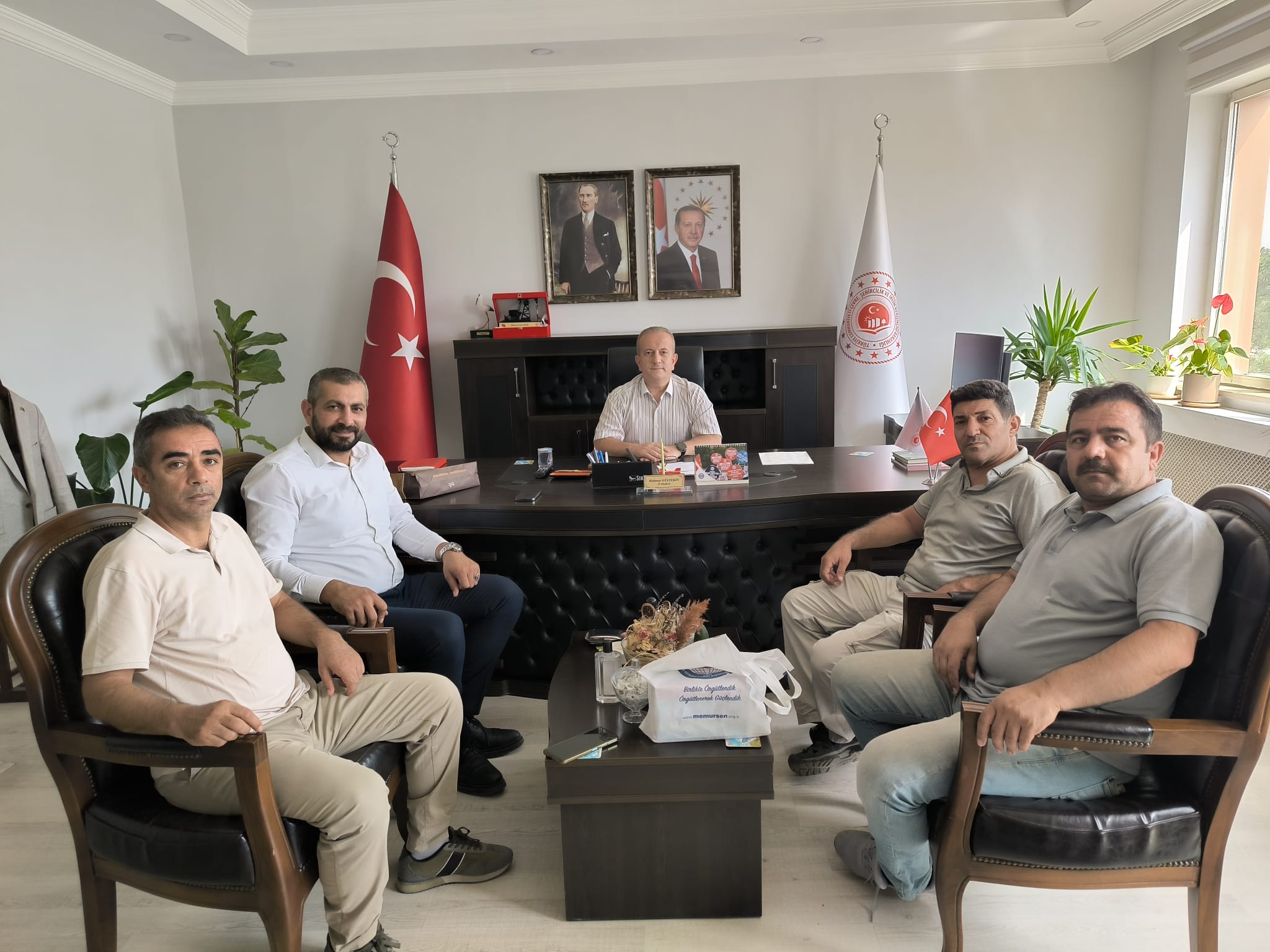 MEMUR-SEN'den İl Müdürümüze Hayırlı Olsun Ziyareti