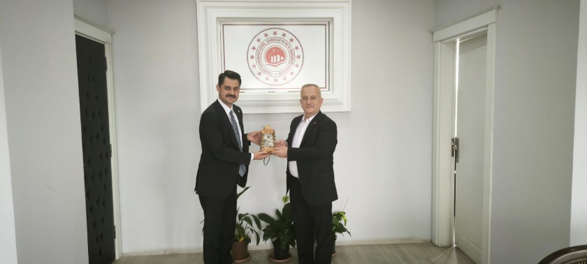 Tuzluca Kaymakamı Sayın Abdullatif YILMAZ İl Müdürümüze Hayırlı Olsun Ziyareti