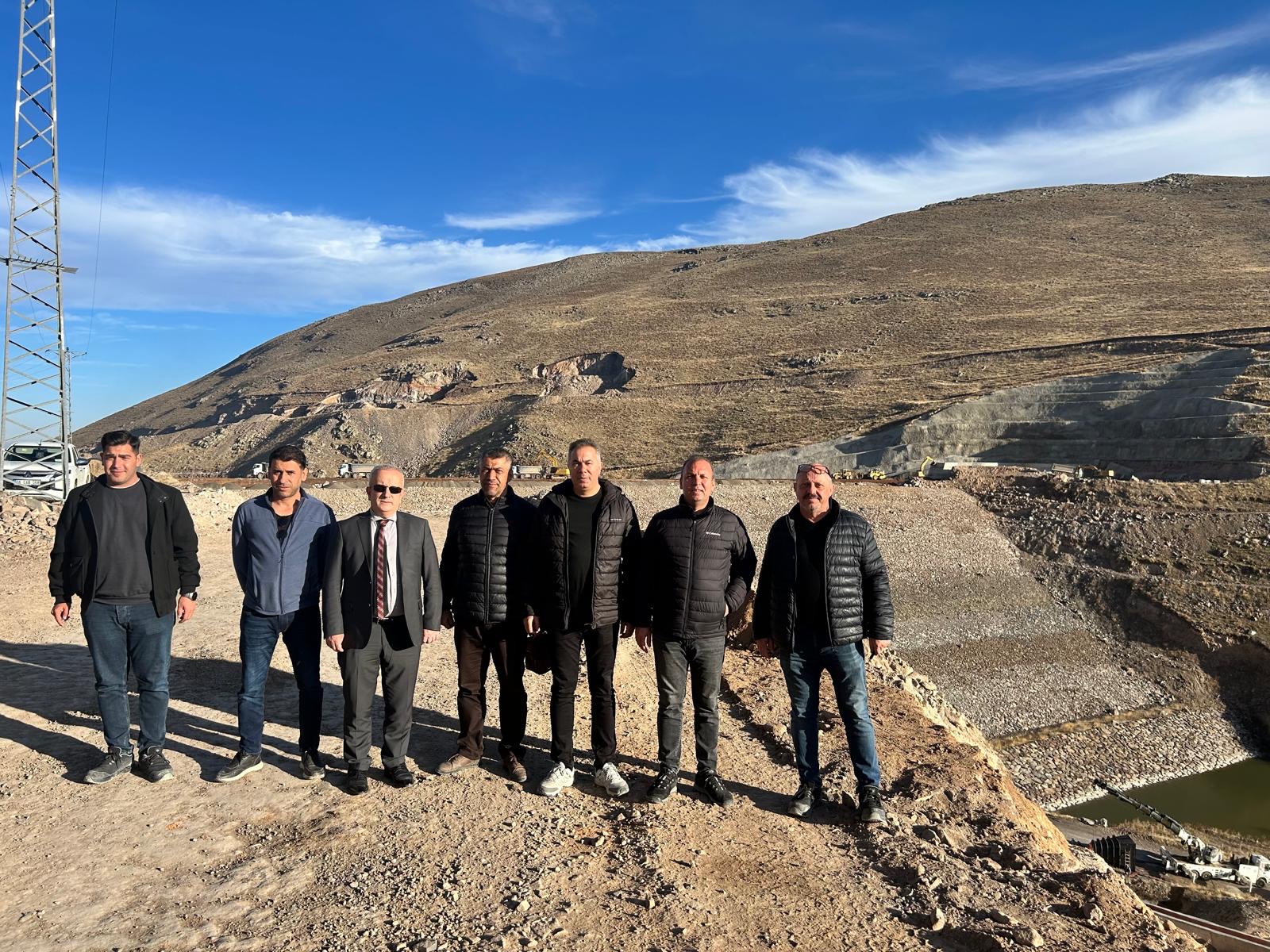 Ünlendi Barajında İnceleme