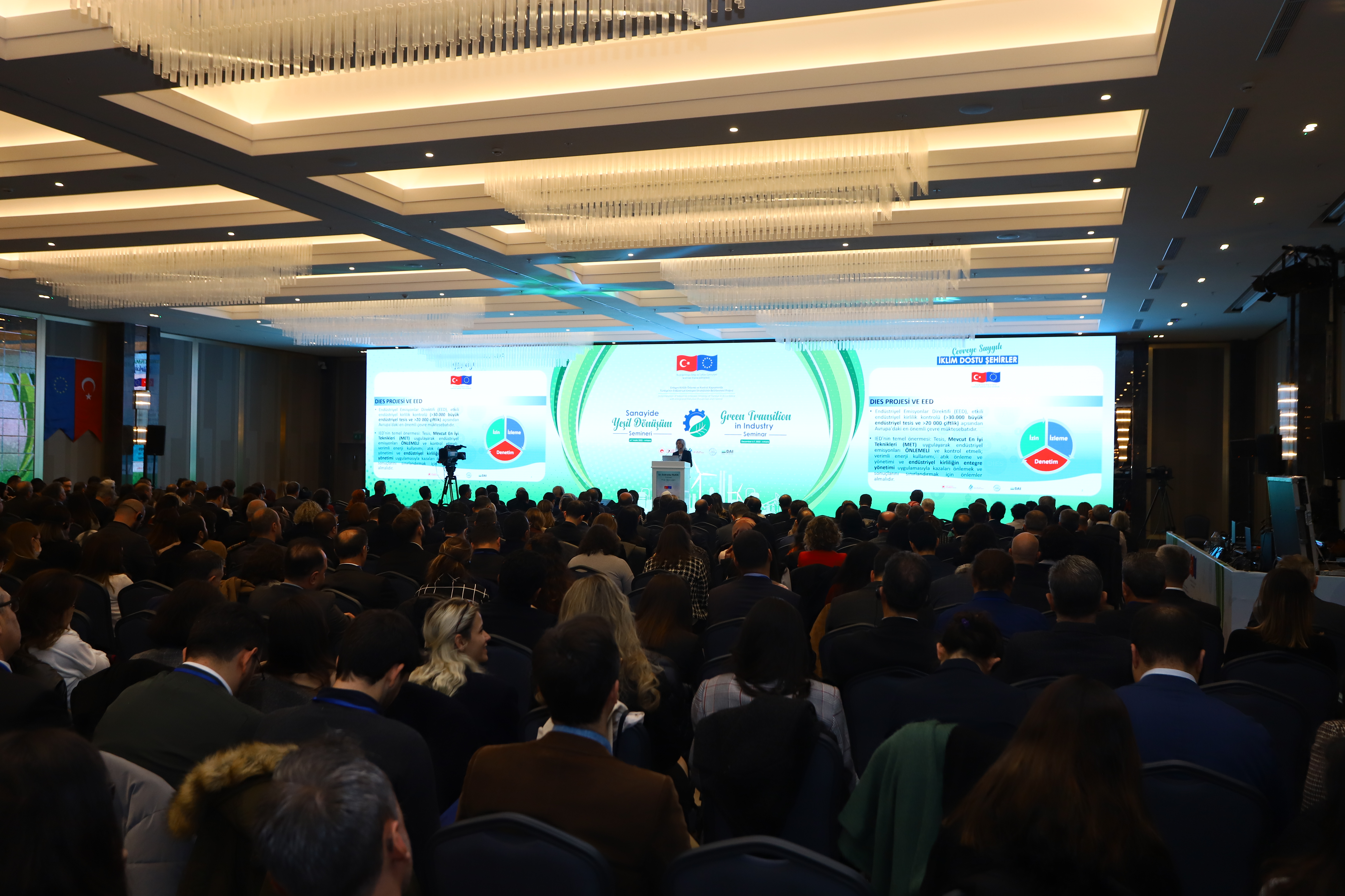 Green Transition in Industry Seminar was held with the valuable participation of the Minister of Environment, Urbanization and Climate Change, Mr. Murat KURUM, with the intense interest of the relevant public institutions and representatives sectors.