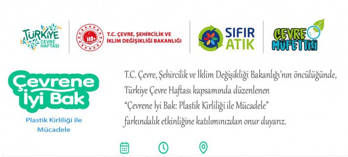 29 Mayıs 2025 Çevre Haftası Programı