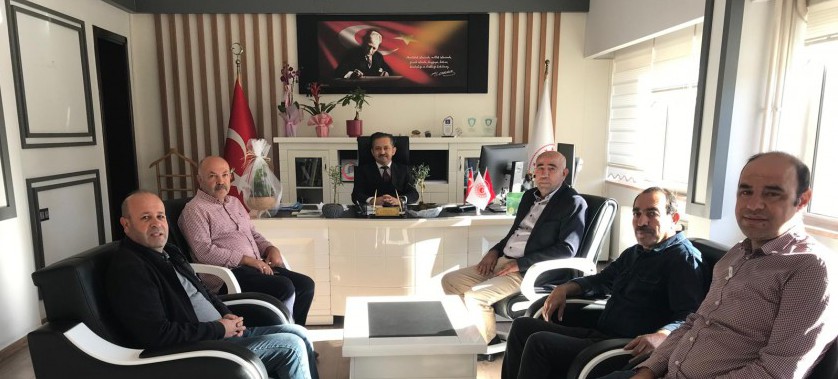 Gül Küçük Sanayi Kooperatifi Başkanı Mehmet BOYACI ve Beraberindeki Heyet'in Müdürlüğümüzü Ziyareti