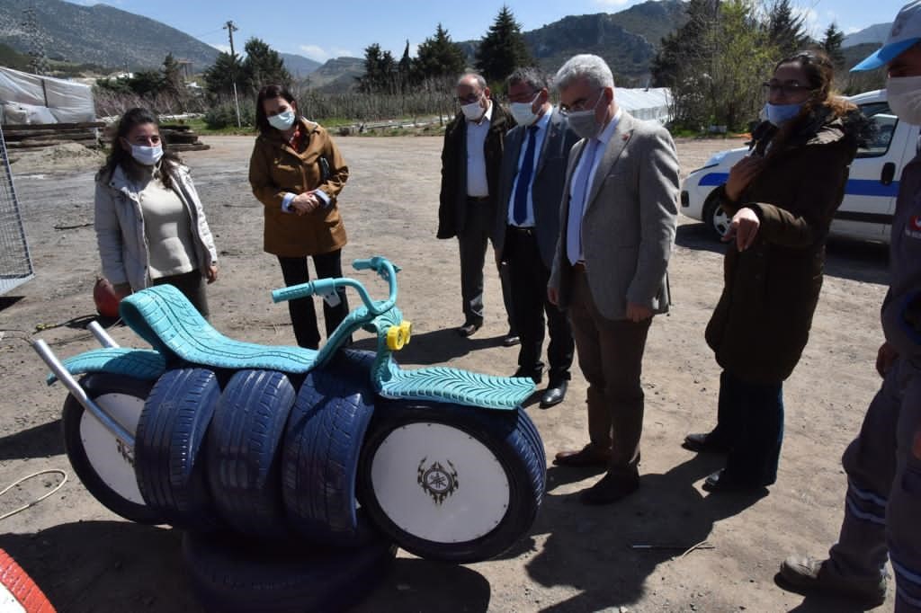 Eğirdir Belediyesinin Sıfır Atık Parkı Yapım Çalışmaları Yerinde İncelendi