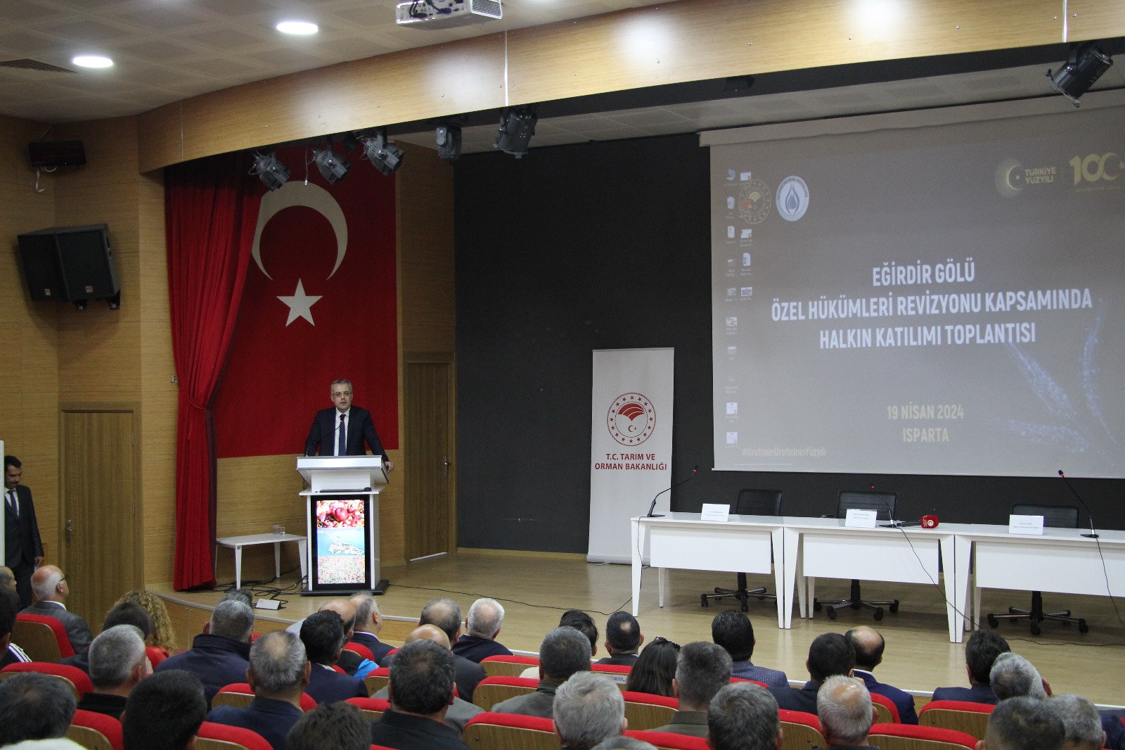 Eğirdir Gölü Hükümlerinin Revizesine İlişkin Halkın Katılımı Toplantısı