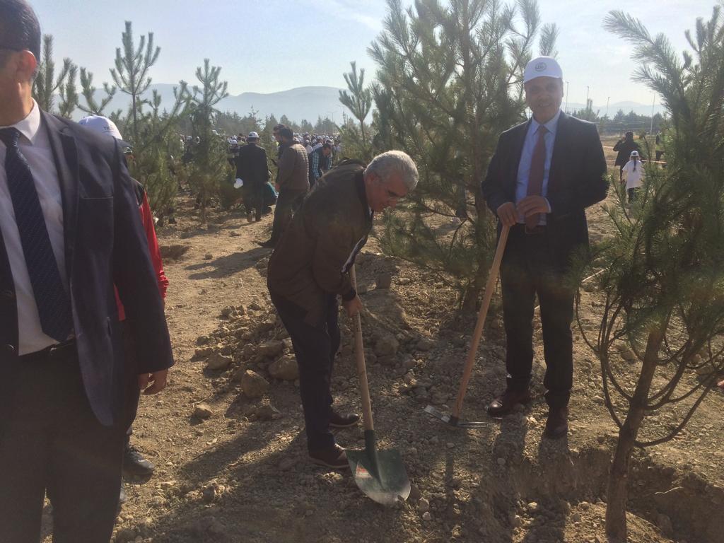 En Geniş Çevre Etkinliklerinden Biri Olan 11 Milyon Fidan Dikimi Etkinliğinde Isparta’da Yüzlerce Fidan Toprakla Buluştu.