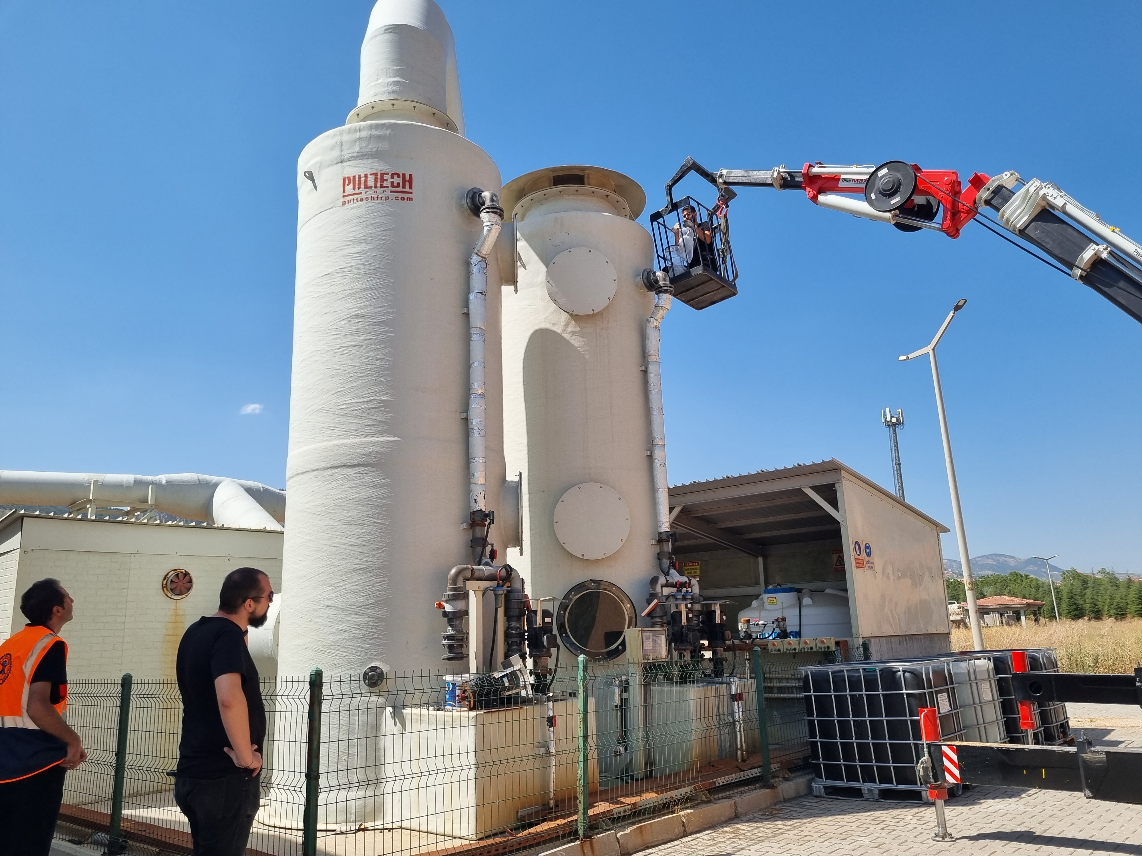 ISPARTA DERİ İHTİSAS VE KARMA ORGANİZE SANAYİ BÖLGESİ ATIKSU ARITMA TESİSİNDEN KOKU ÖRNEKLERİ ALINDI