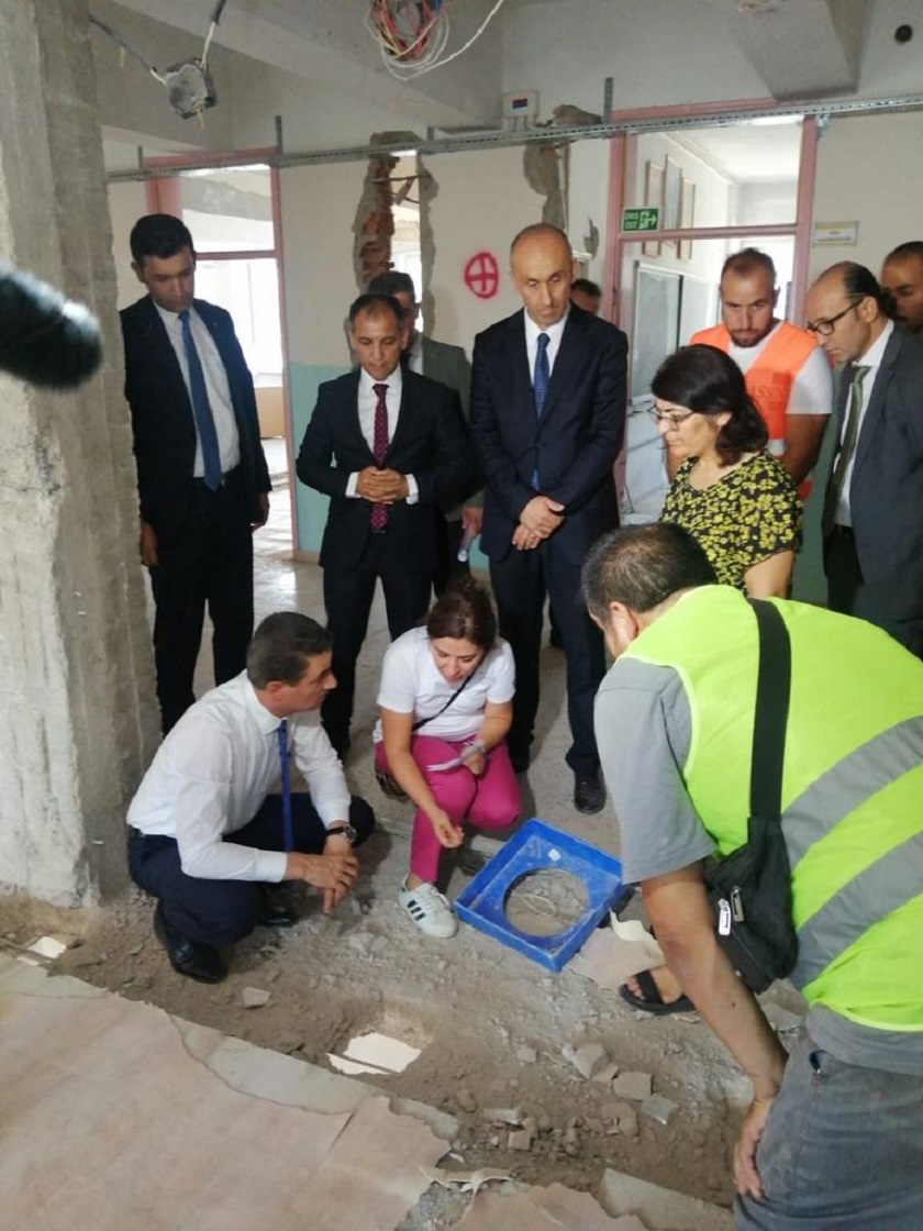 Sayın Valimiz Kontrollüğü Müdürlüğümüzce Yapılan Milli Eğitim Güçlendirme İşlerinde İncelemelerde Bulundu