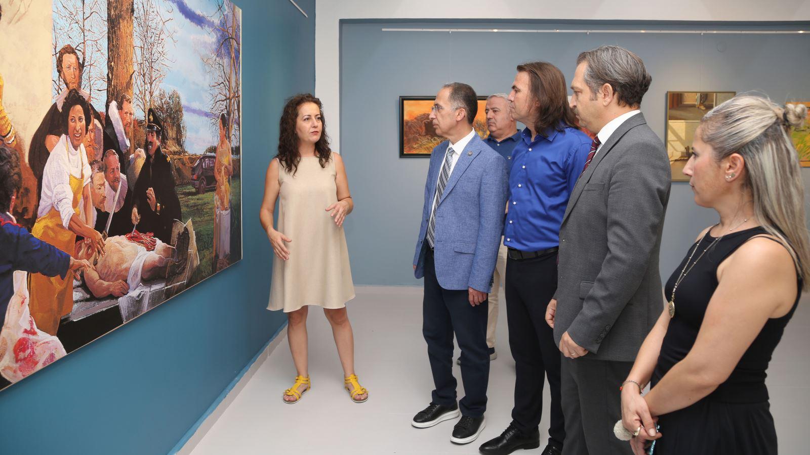 SDÜ Güzel Sanatlar Fakültesi Sergi Salonu Açılışı