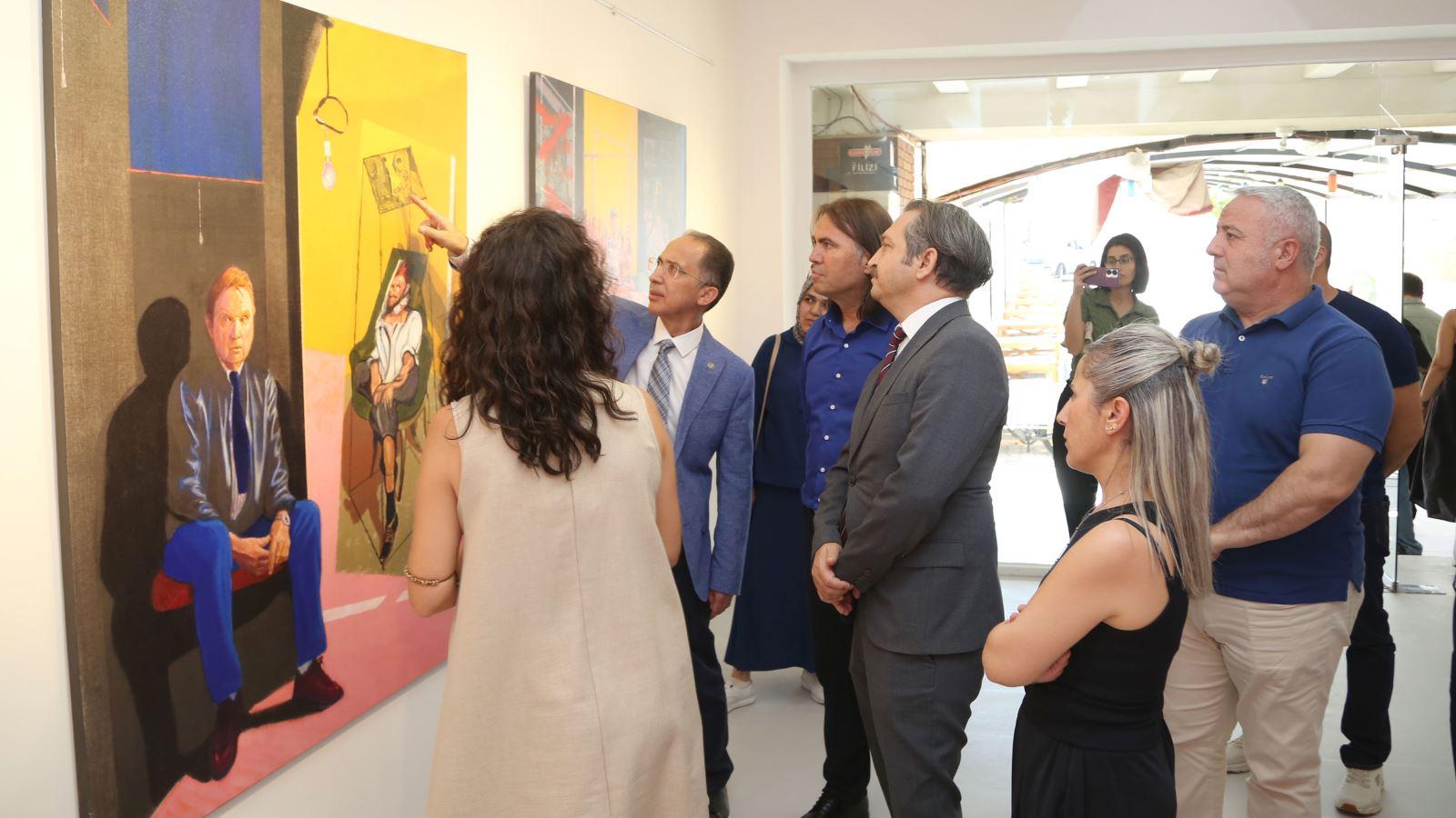 SDÜ Güzel Sanatlar Fakültesi Sergi Salonu Açılışı