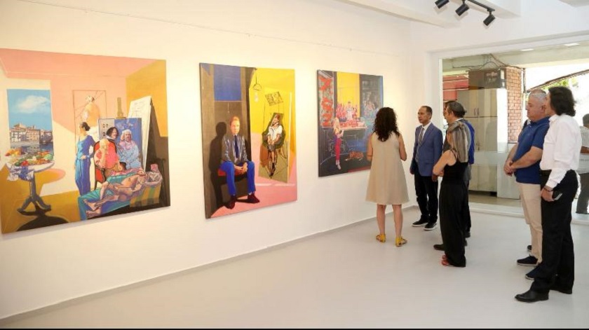 SDÜ Güzel Sanatlar Fakültesi Sergi Salonu Açılışı