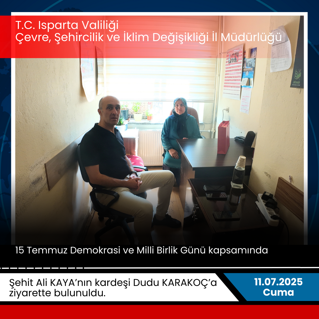 Şehit Yakınlarına Ziyaretlerde bulunuldu