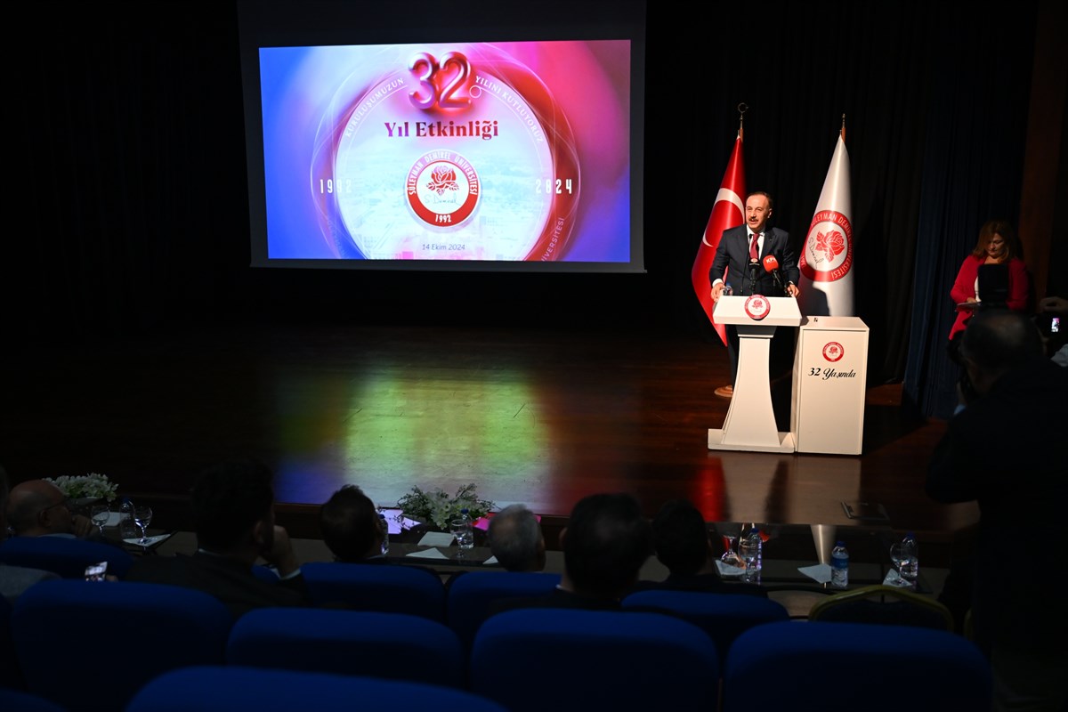 Süleyman Demirel Üniversitesi 'nin 32. Yılını Coşkuyla Kutlamaktayız