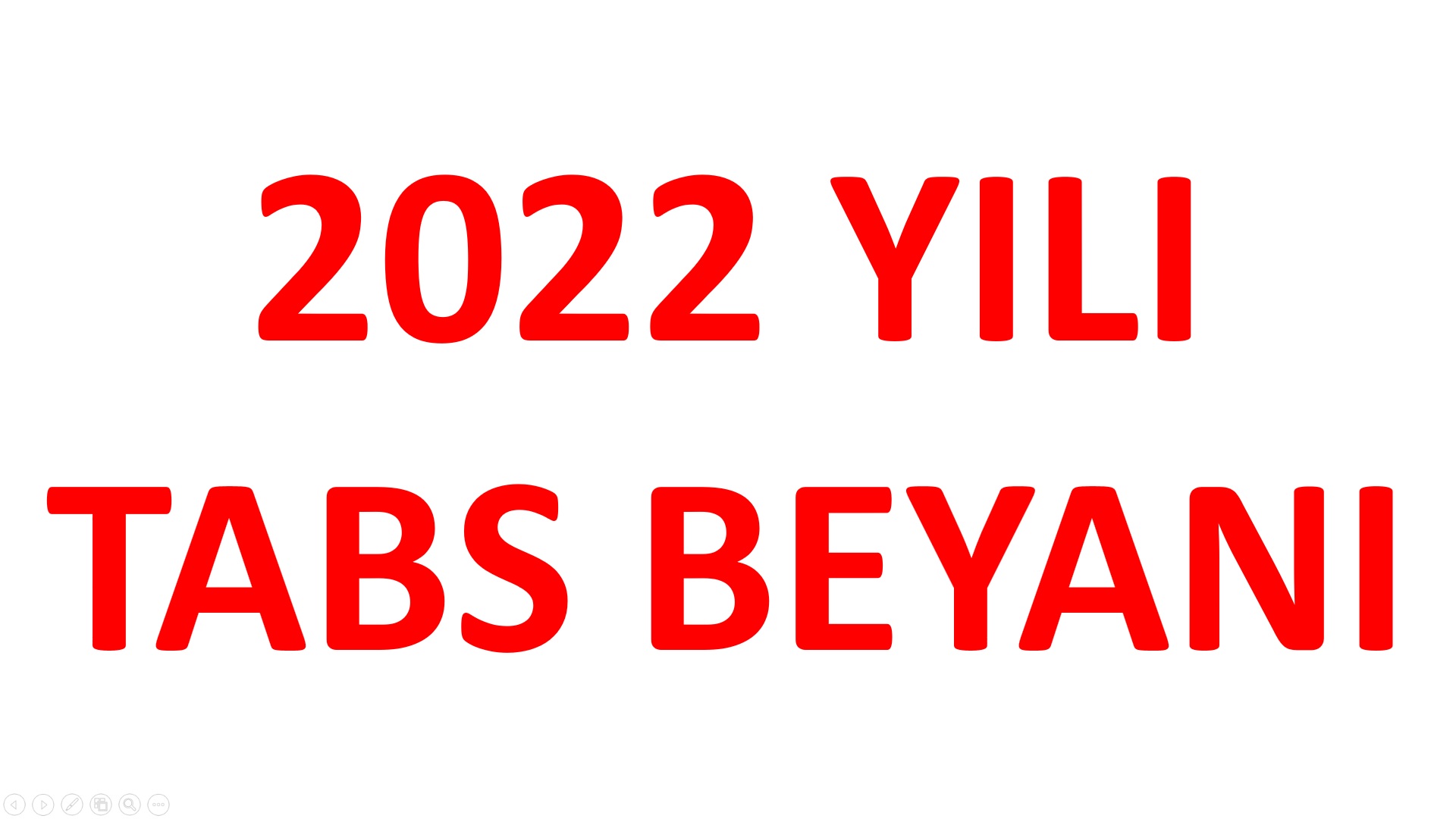 2022 TABS BEYANI