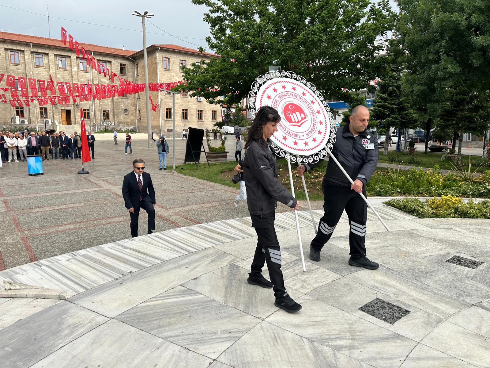 Türkiye Çevre Haftası Kapsamında Çelenk Sunumu ve Protokol Ziyareti