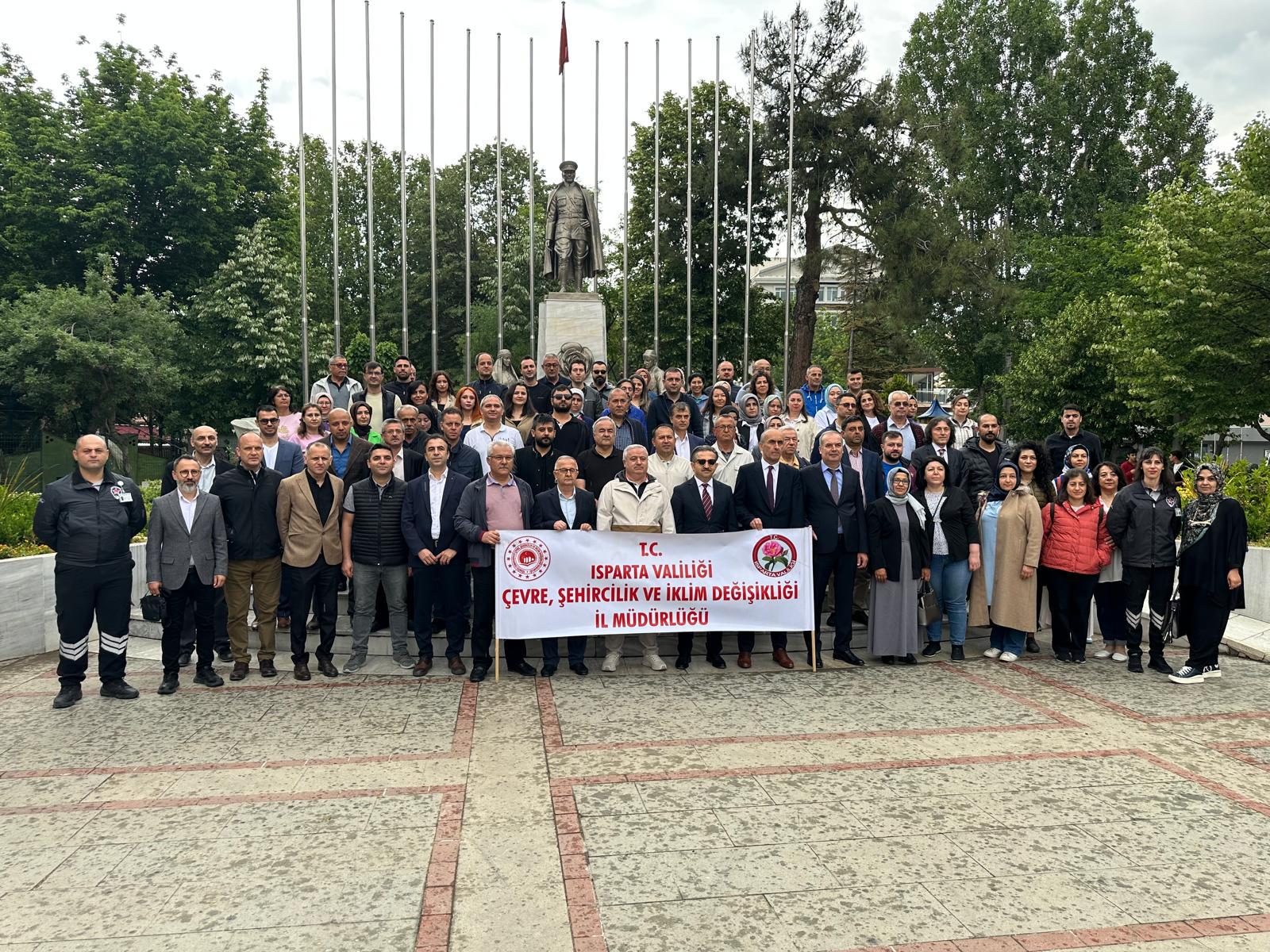 Türkiye Çevre Haftası Kapsamında Çelenk Sunumu ve Protokol Ziyareti