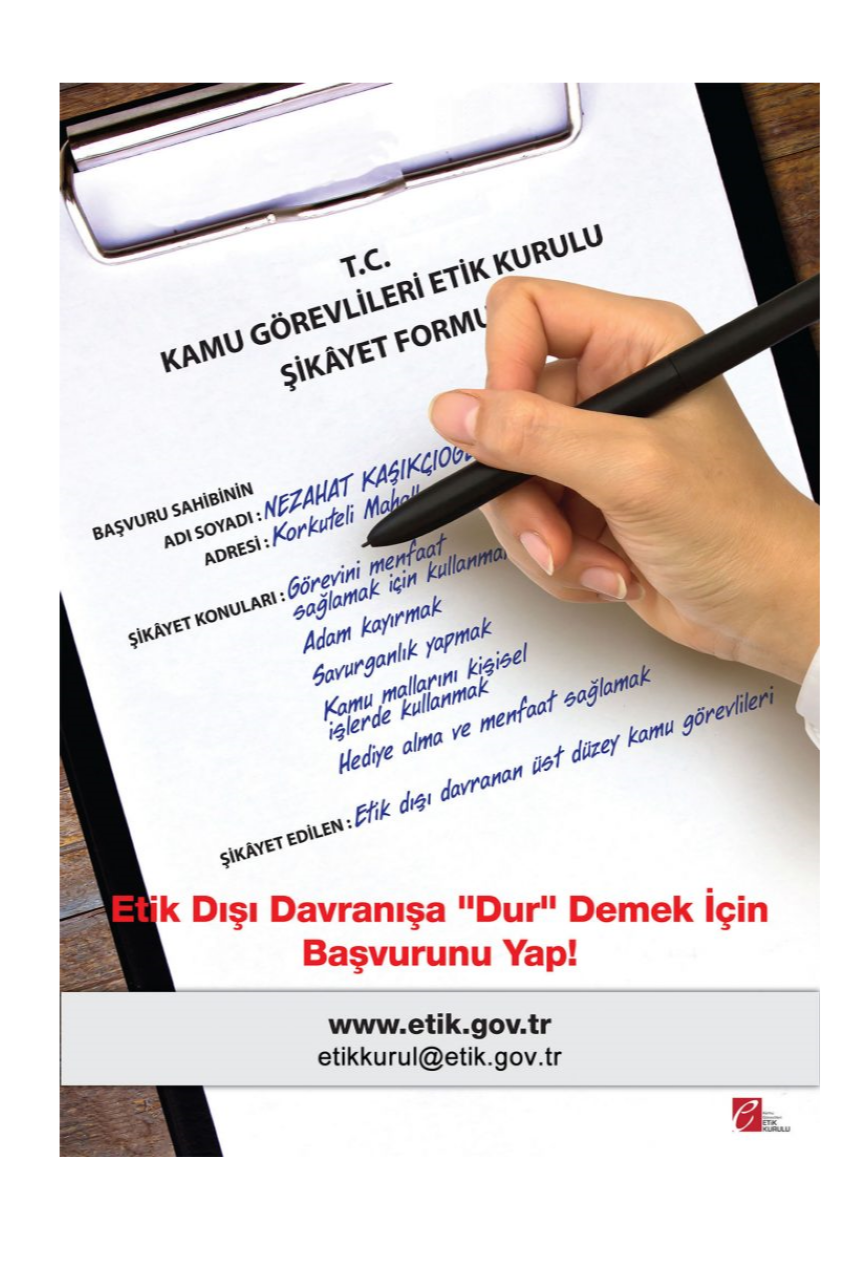 2025 Yılı Etik Günü ve Etik Haftası