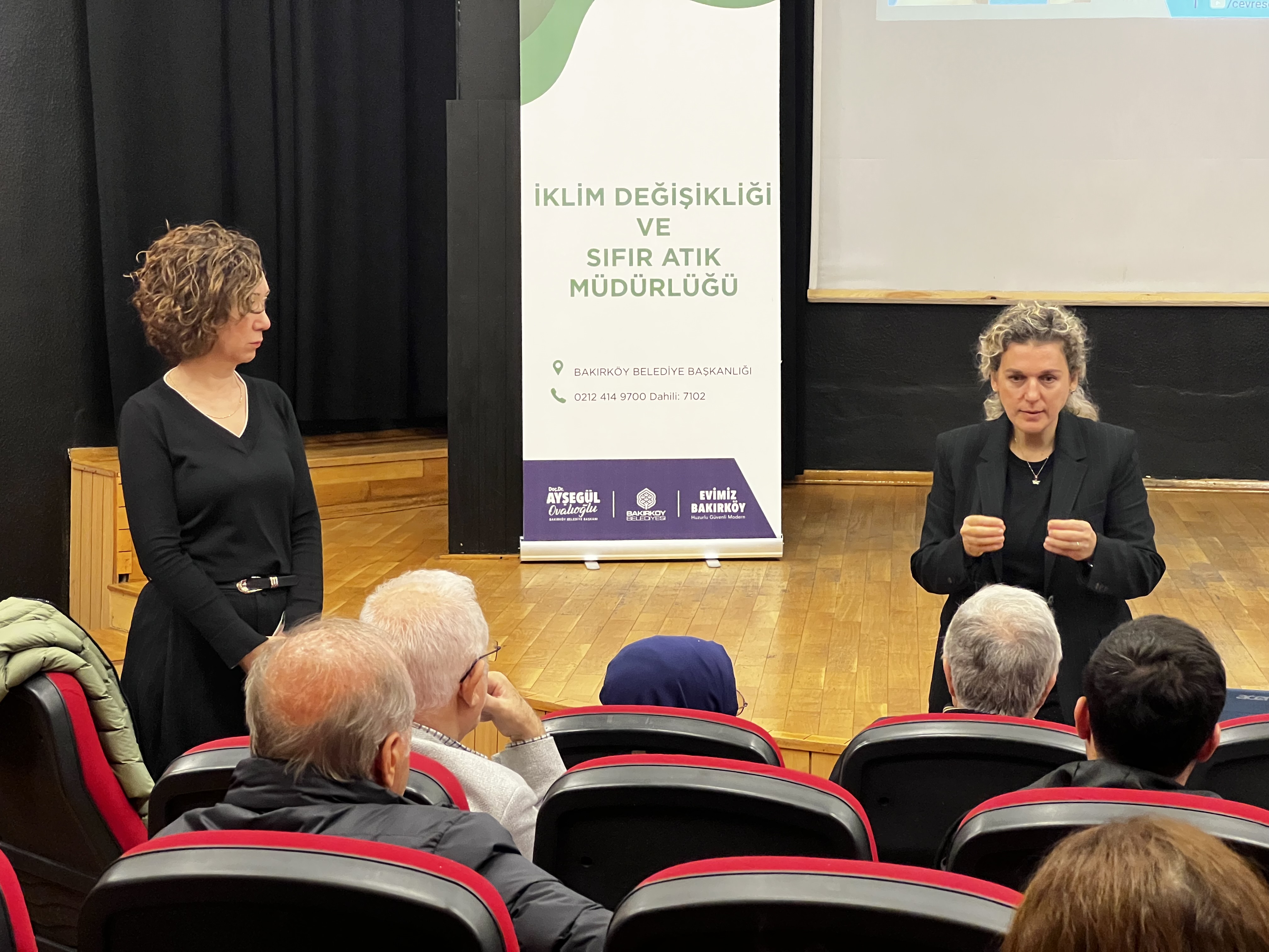 Bakırköy Belediyesinin Ev Sahipliğinde, Bakırköy İlçemizin 300 Konut Ve Üzeri Sitelerine Yönelik Düzenlenen Eğitimde; Sıfır Atık Uygulamalarının Sahadaki Etkisi, Süreçlerin Doğru Yönetimi Ve İyileştirme İmkânları Detaylı Şekilde Ele Alındı